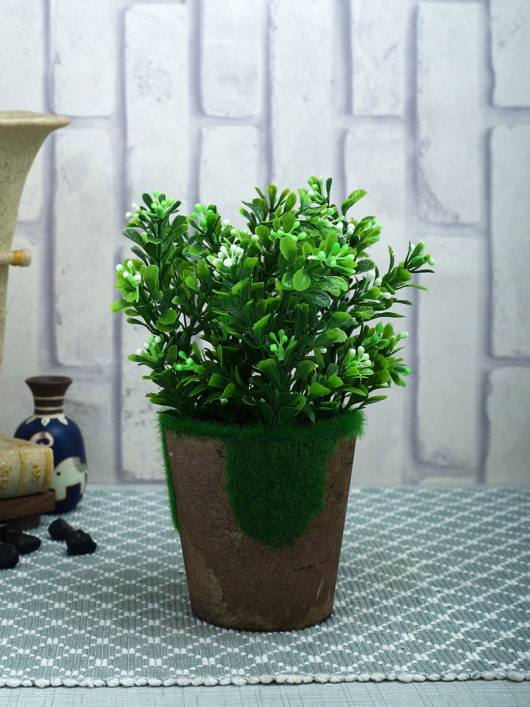 Brown Artificial Plant With Pot