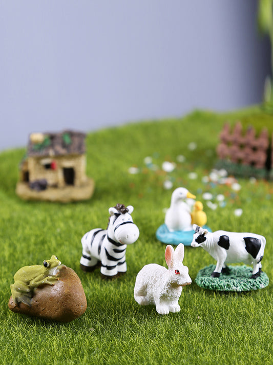 Five Animals Hanging Together Miniatures