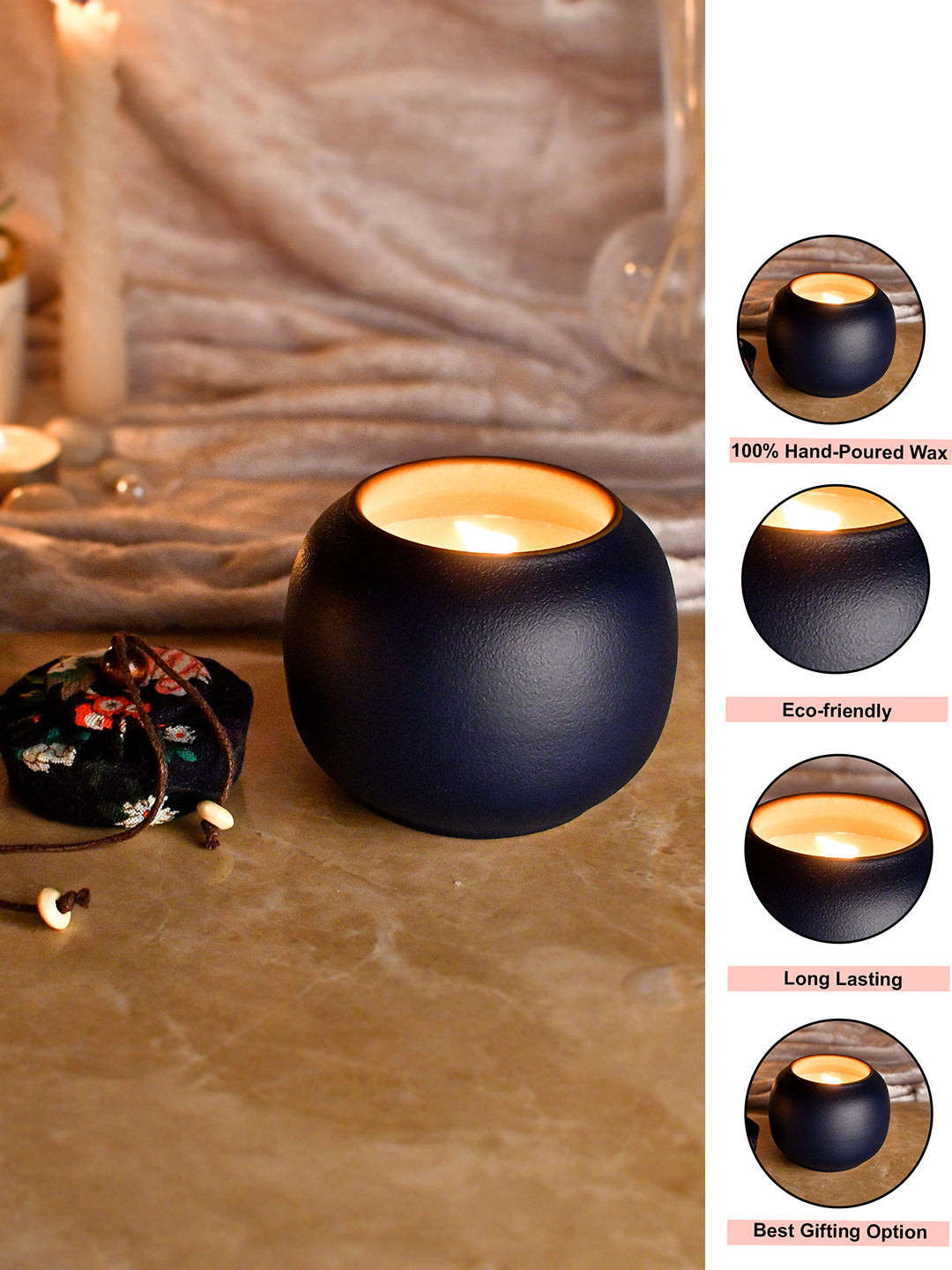 Midnight Elegance Aromatherapy Candle