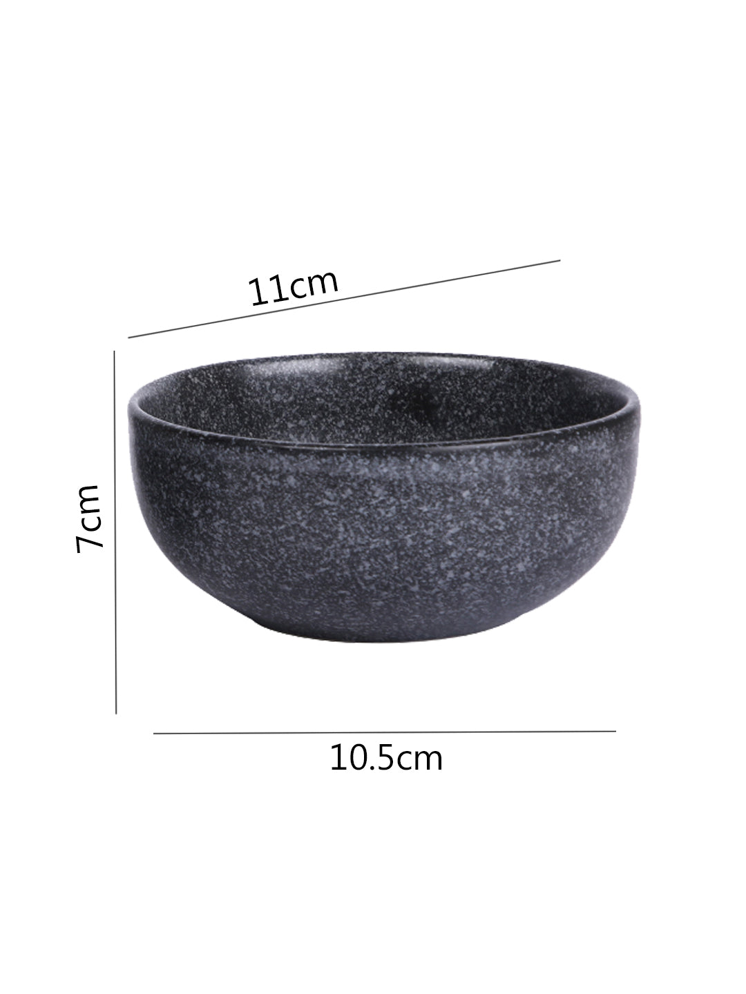 Grey Marl Ceramic Bowl Set of 2
