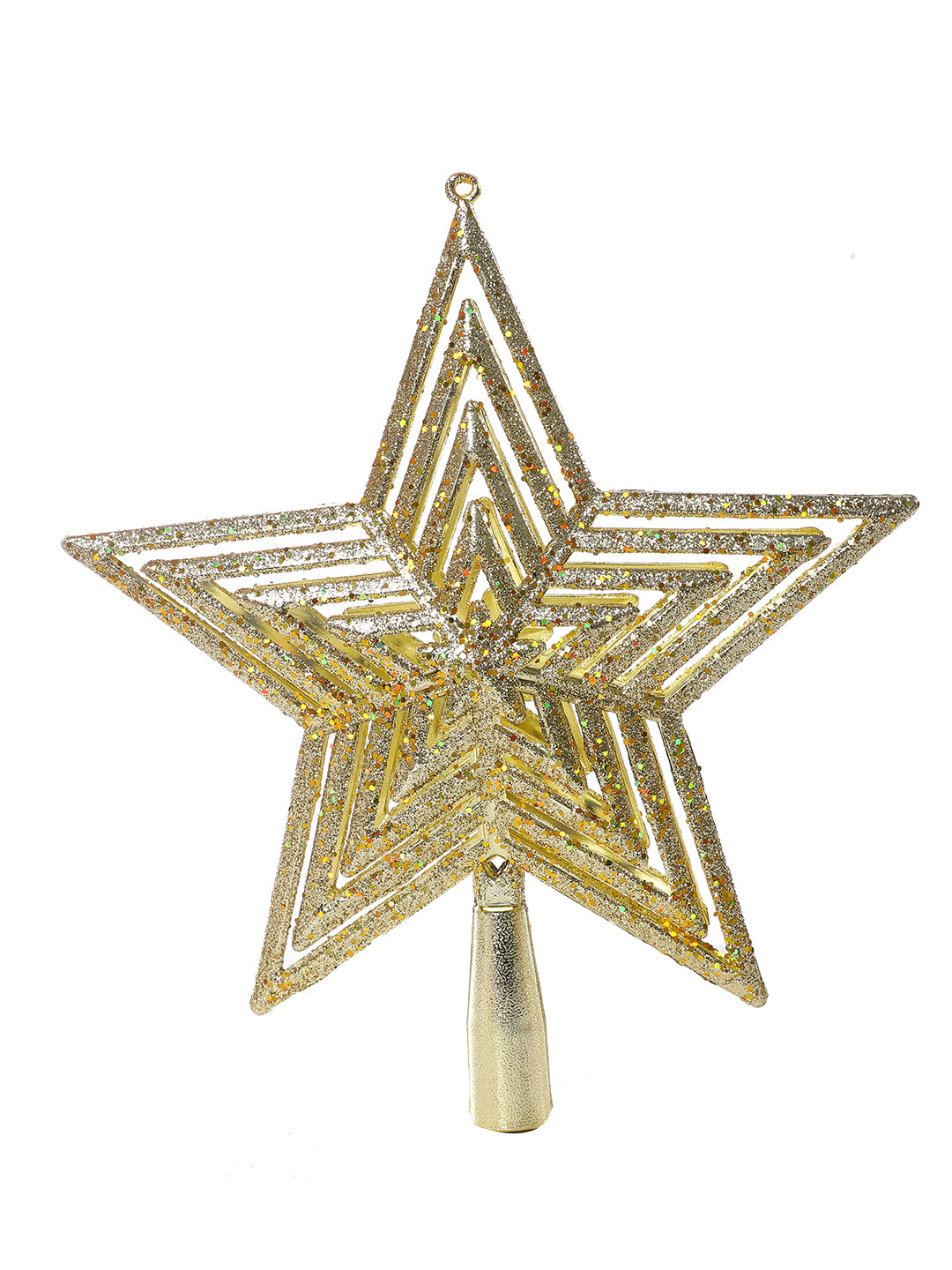 Shimmering Golden Sparkle Star Topper