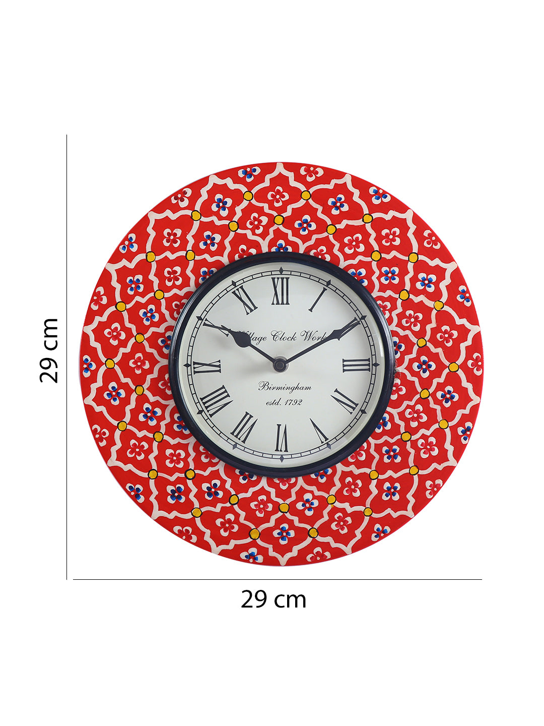 Traditional Handpainted Wall Clock