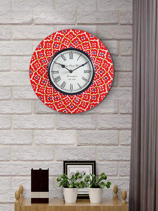 Traditional Handpainted Wall Clock