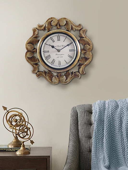 Modern Floral Wall Clock