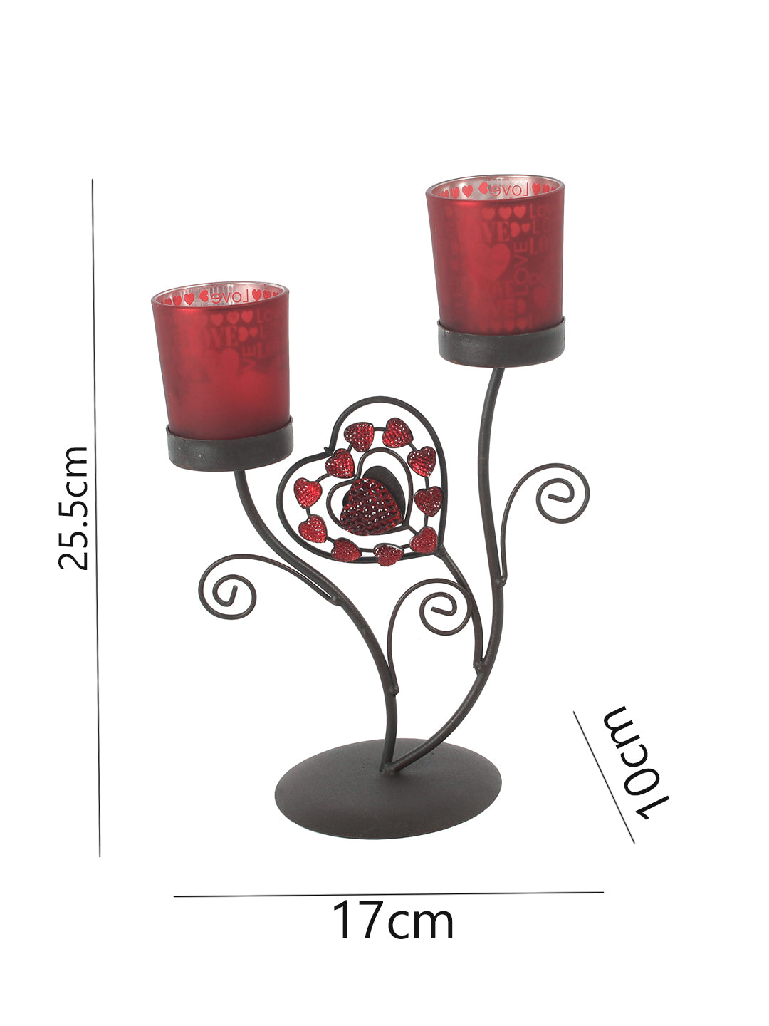 Love Fetched Frosted Glass Candle Holder