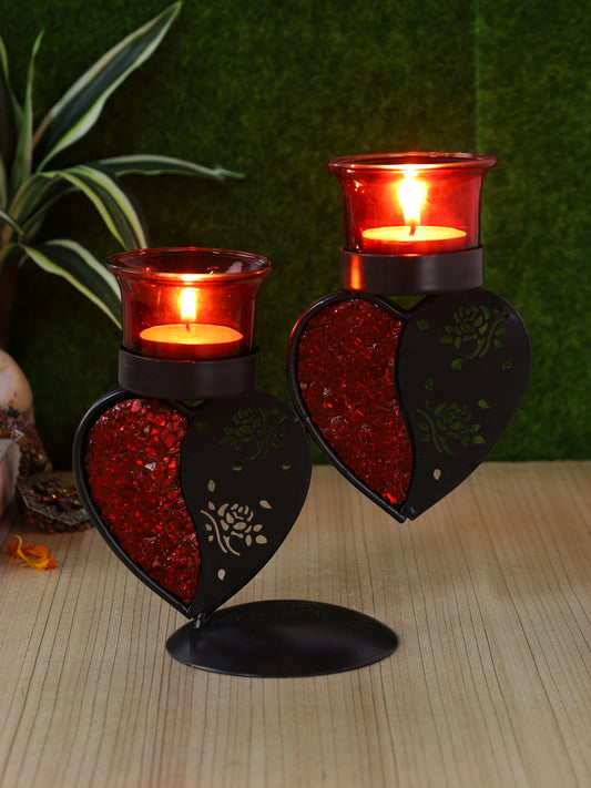 Hearty Candle Stand Set of 2