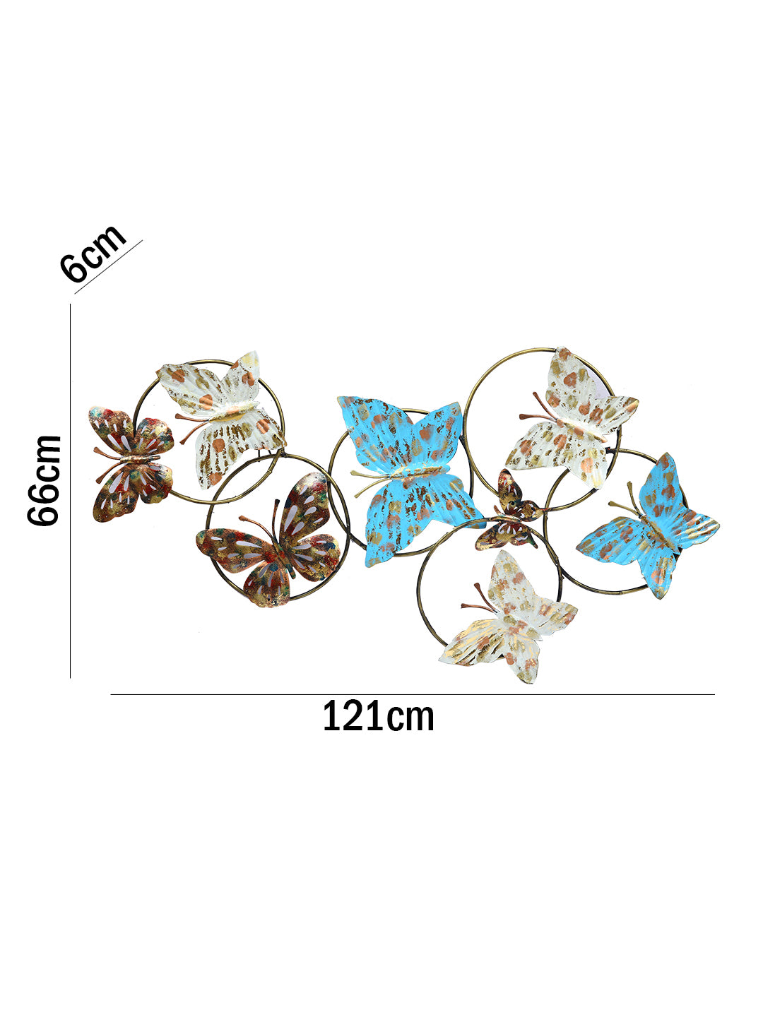 Pastel Coloured Butterfly Wall Art