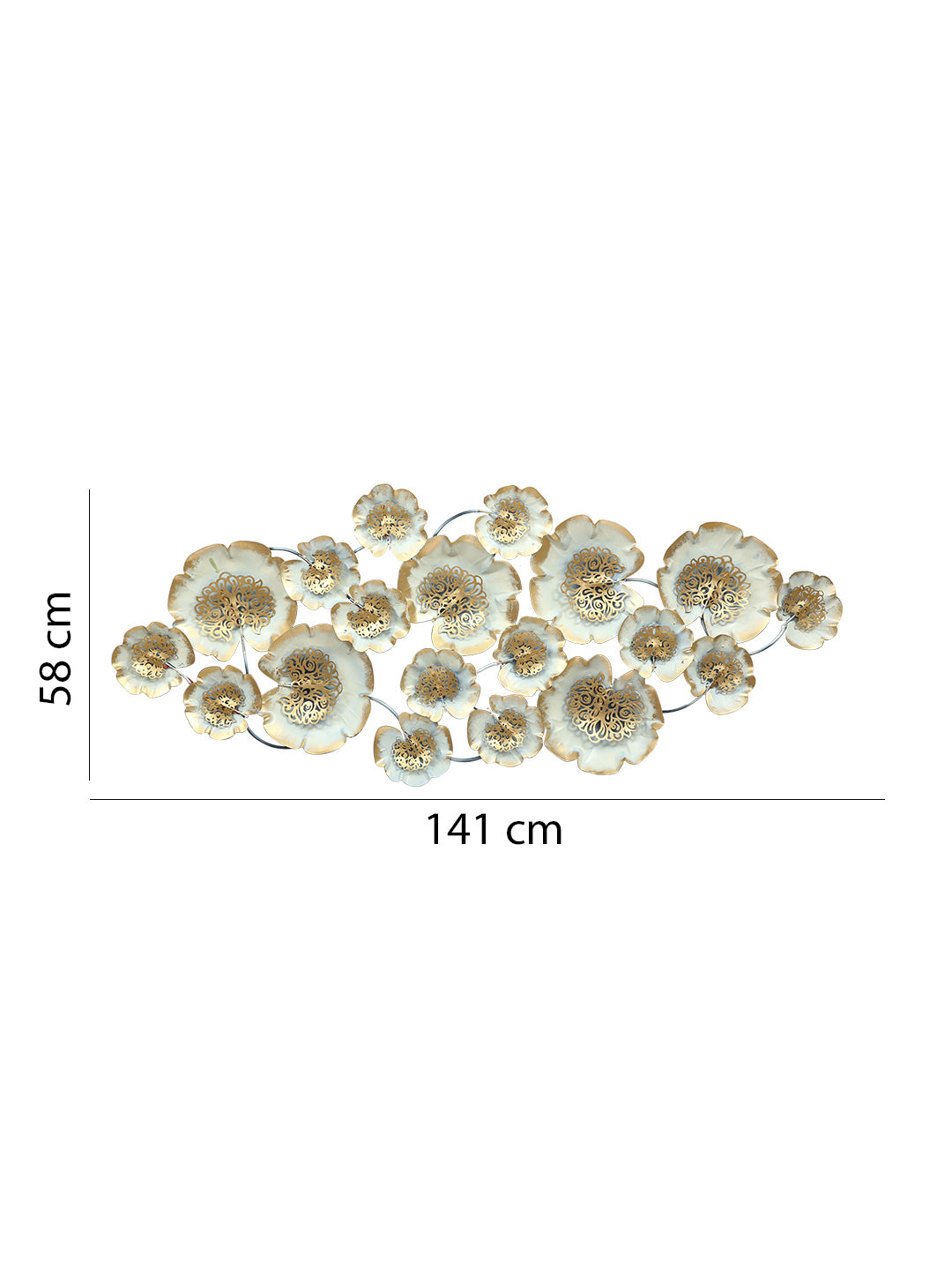 Wall Decor Contemporary White Sustainable Pattern