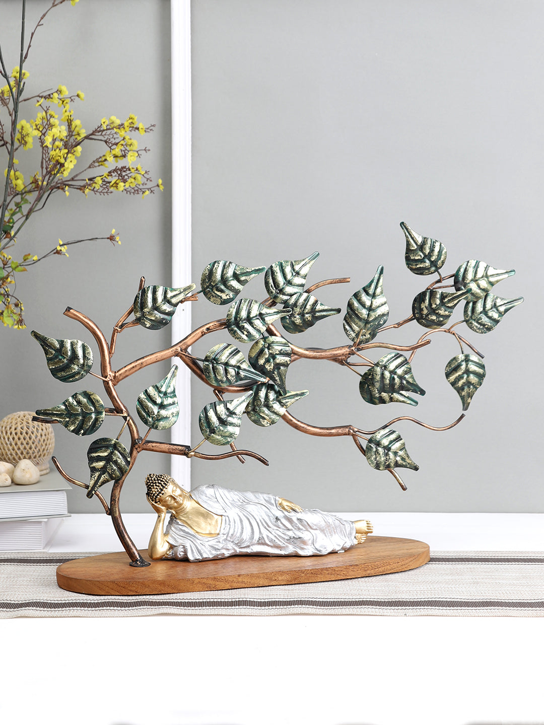 Table-top Sleeping Buddha under Tree