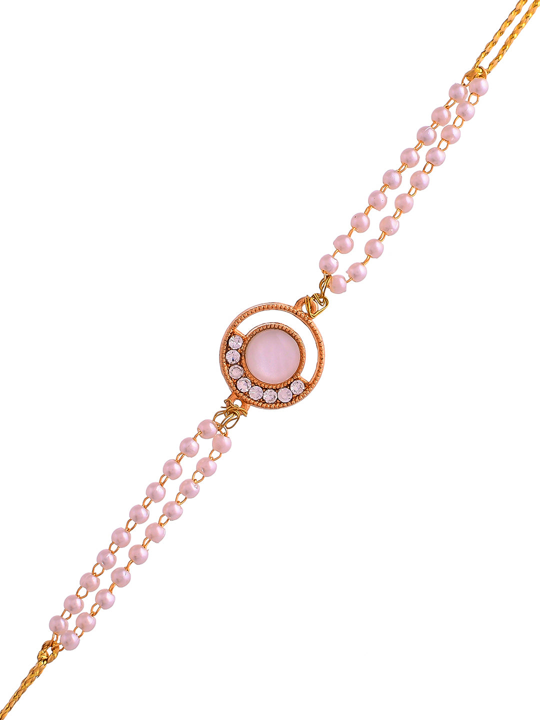 Elegant Bead Work Rakhi