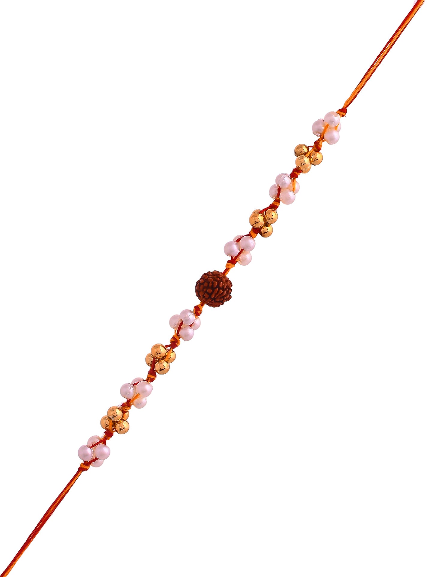 Elegant Rudraksh with Multi Beads Rakhi