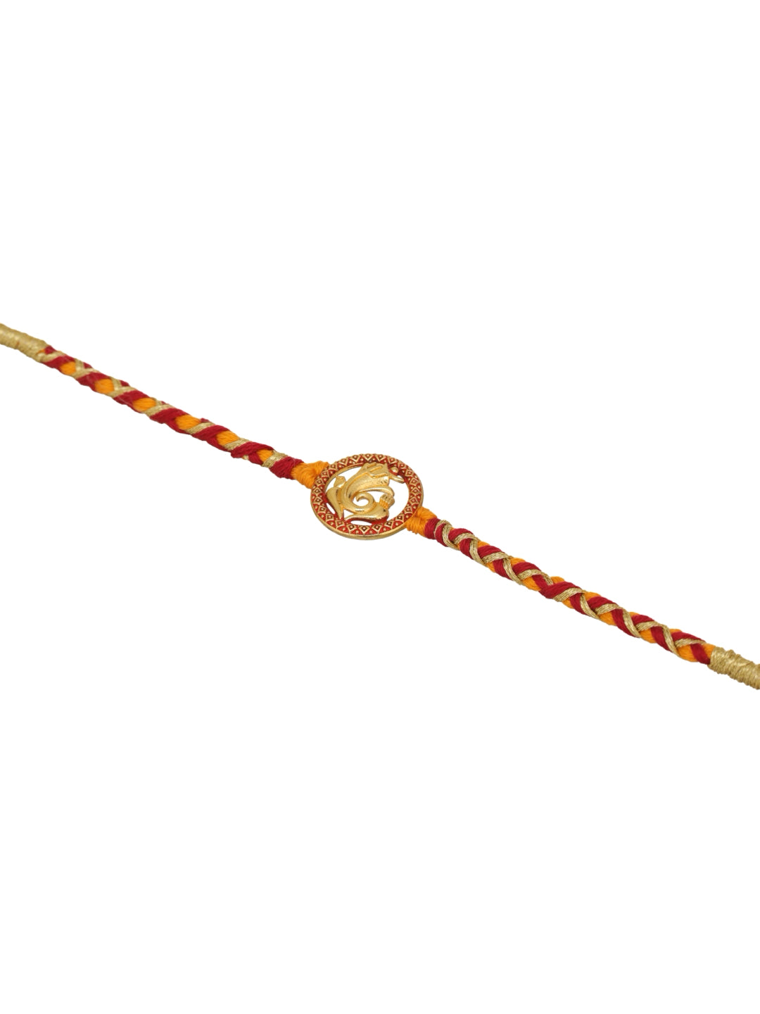 Golden Thread Ganapati Bhaiya Single Bhaiya Rakhi