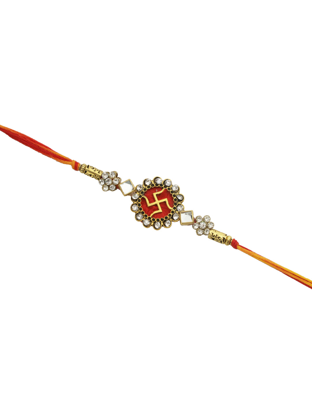 Divine Swastik Gem Rakhi