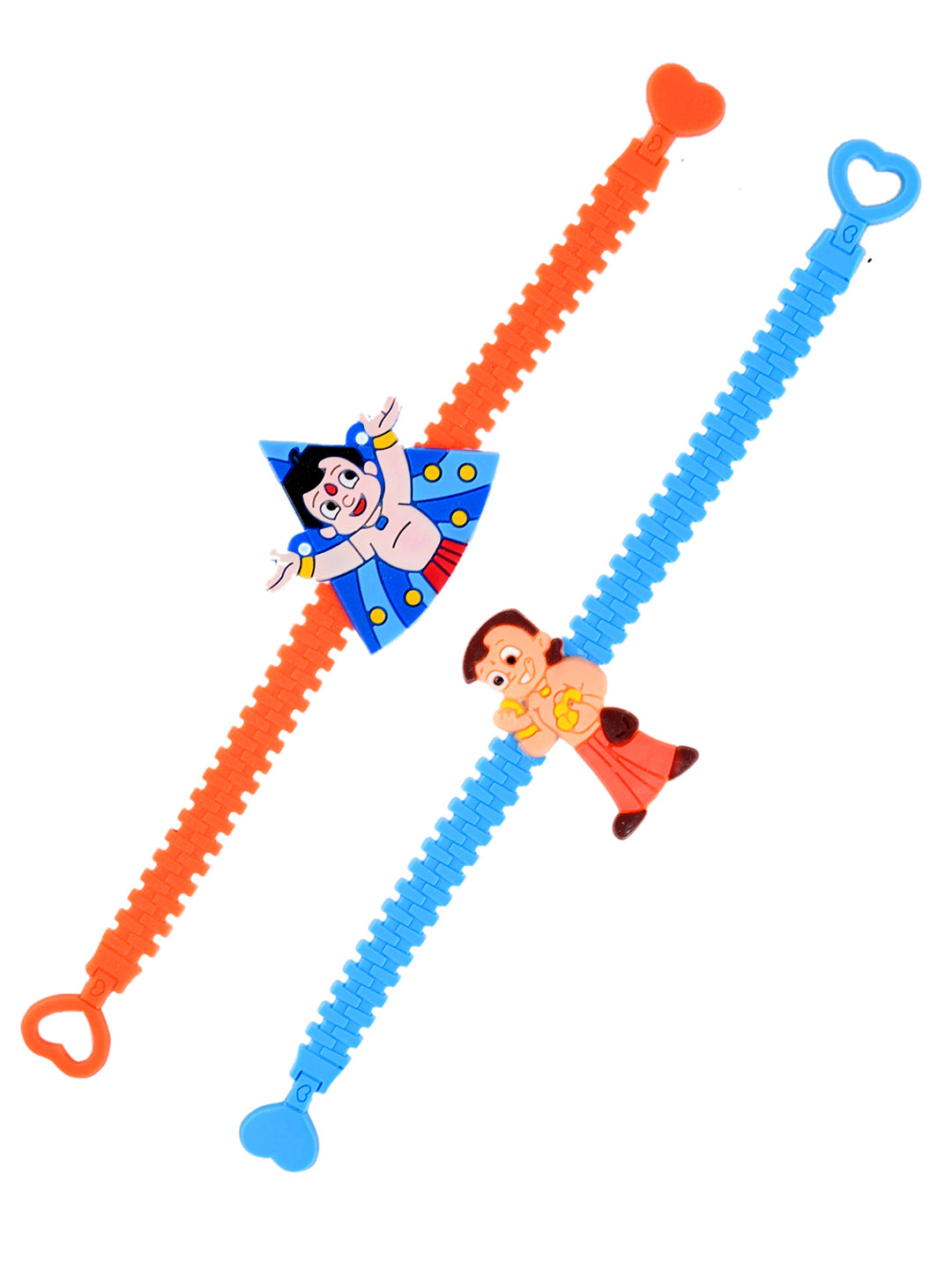 Orange & Blue Chota Bheem Rakhi Set of 2