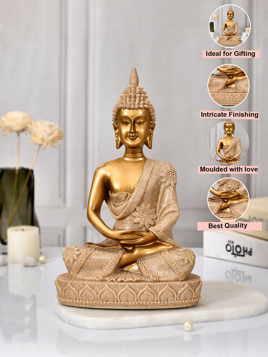 Eternal Wisdom Tranquility Buddha Idol