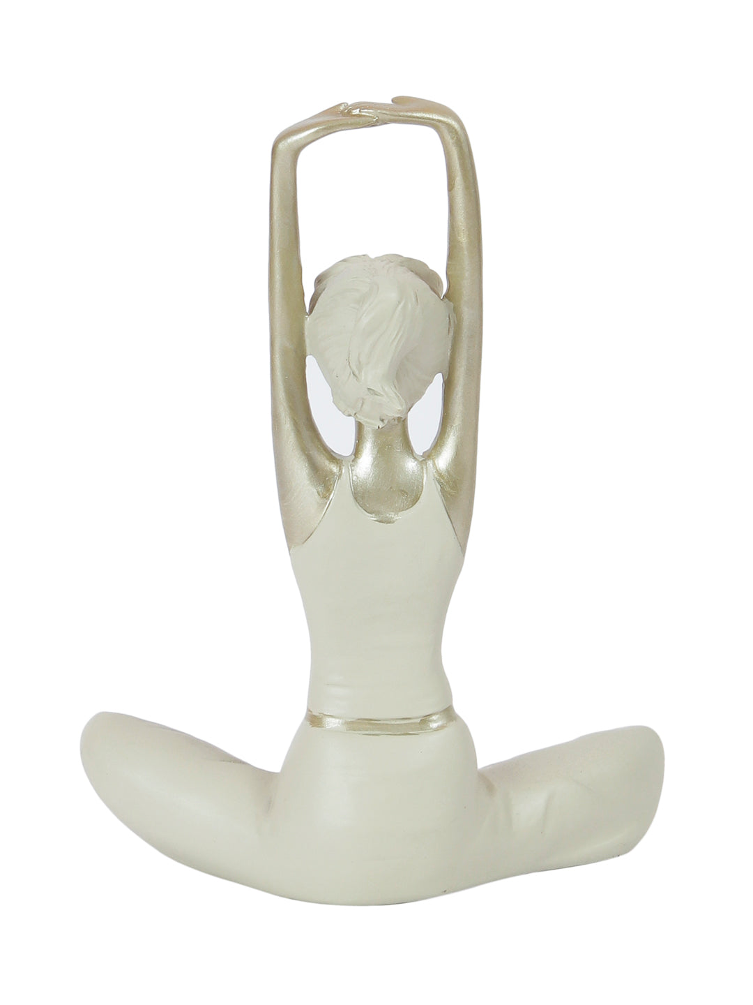 Healthy Yoga Pose Figurine in Raisin