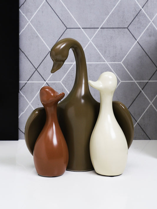 Set of 3 Ceramic Duck Trio