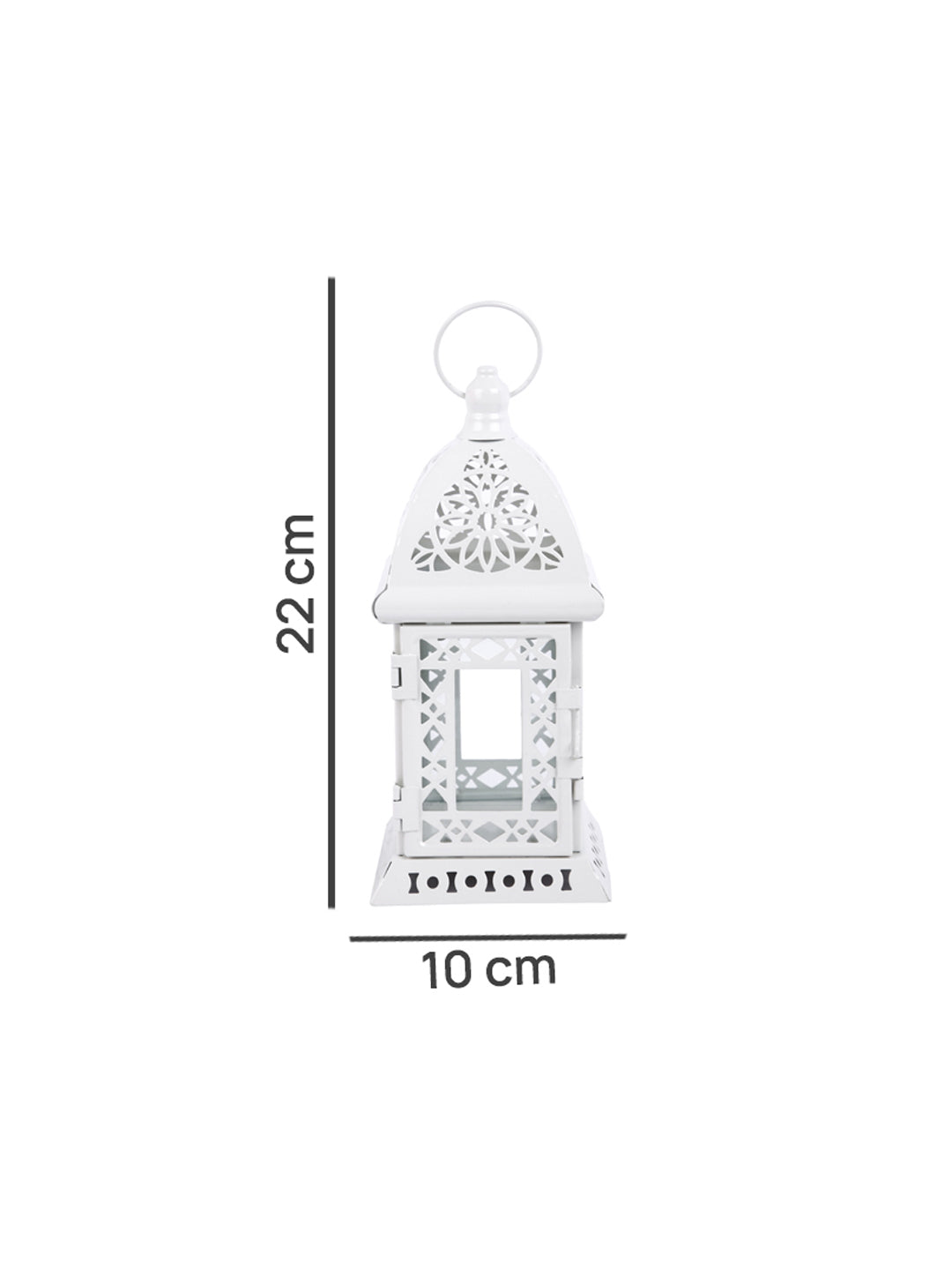 White Candle Holder