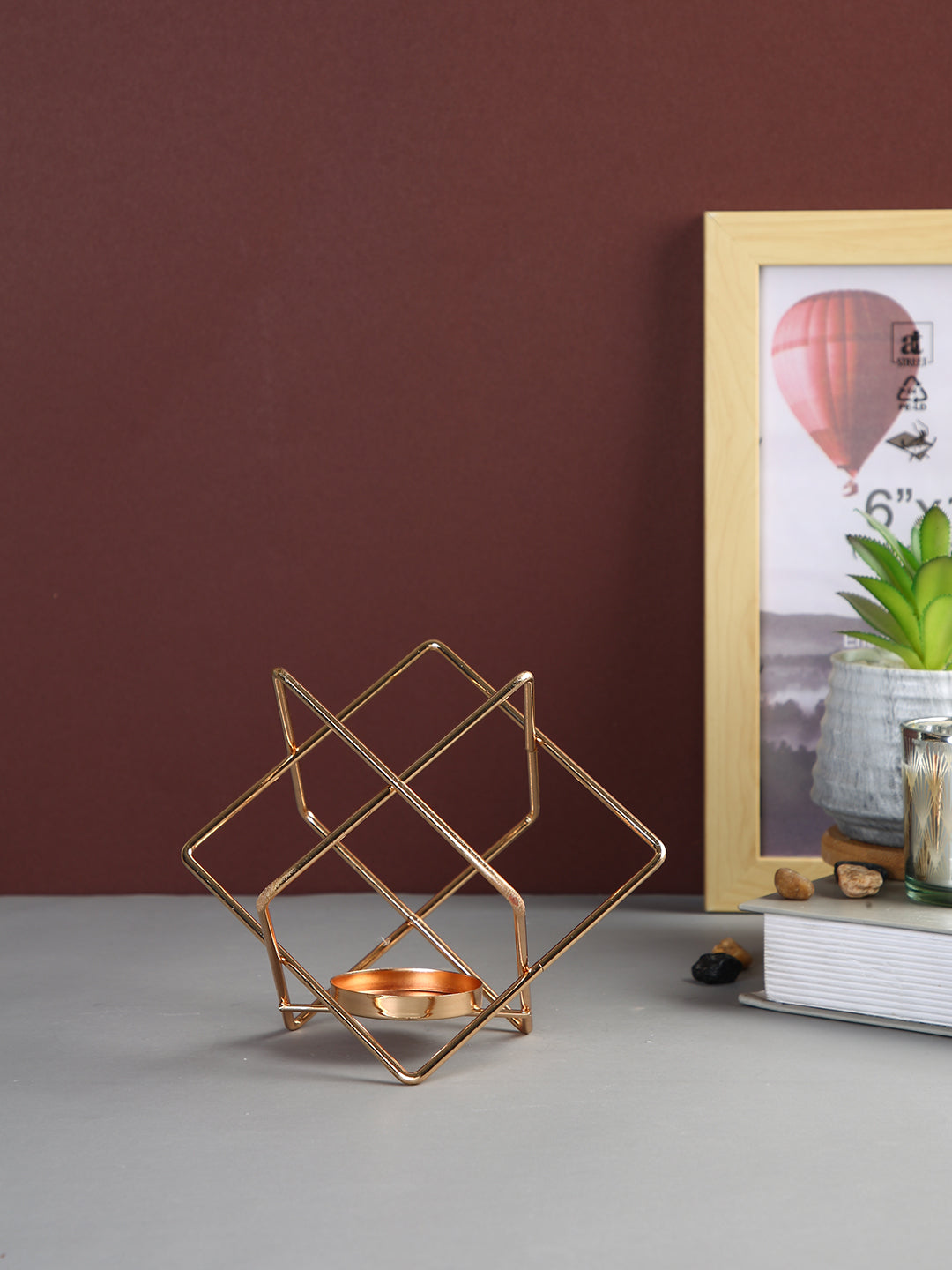 Gold-Toned Candle Holder