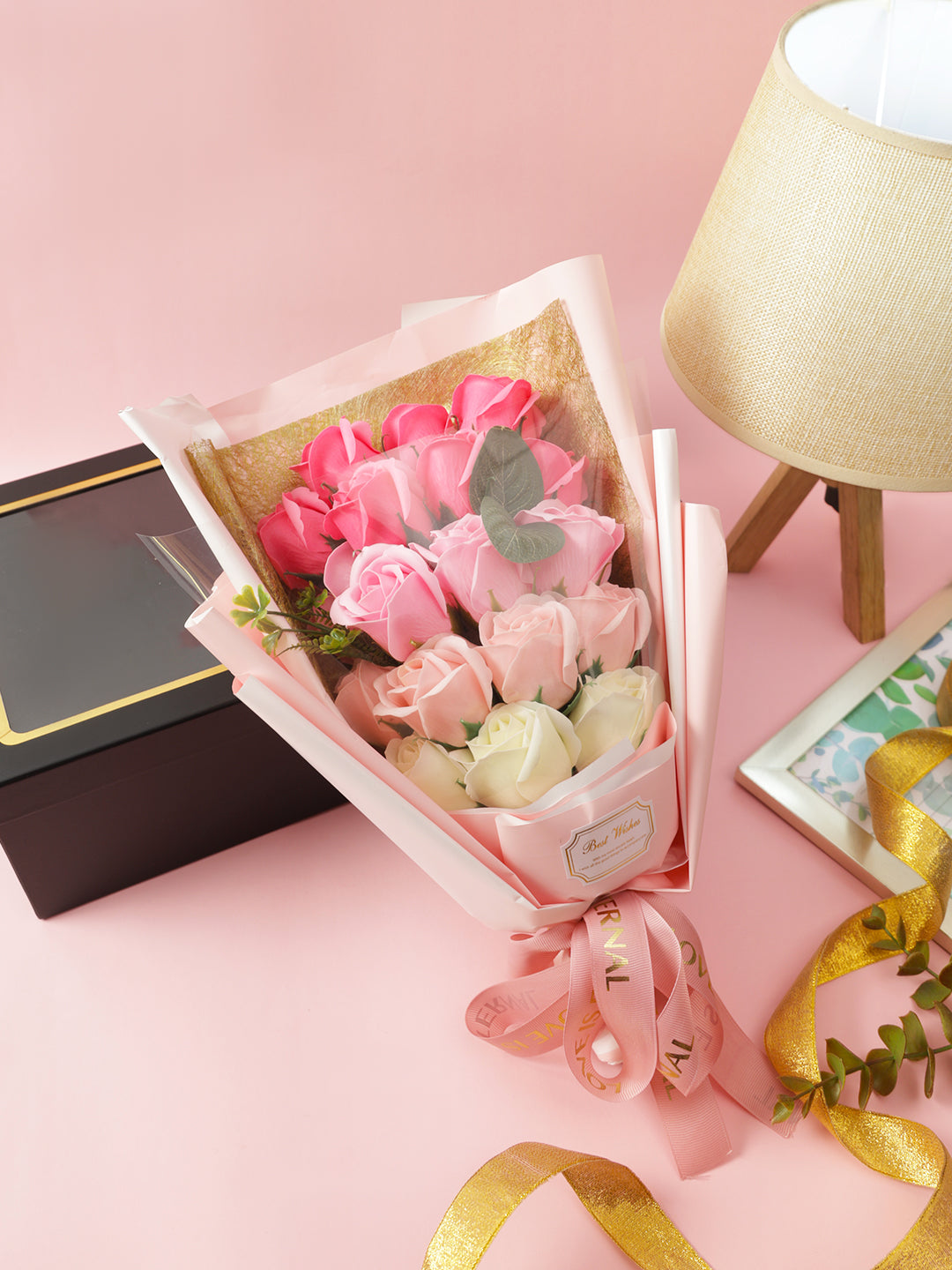Forever Roses Rainbow Bouquet