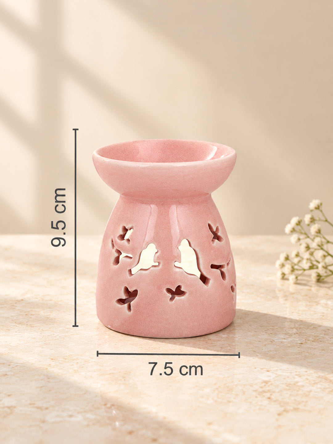 Pink Textured Ceramic Aroma OilDiffusers