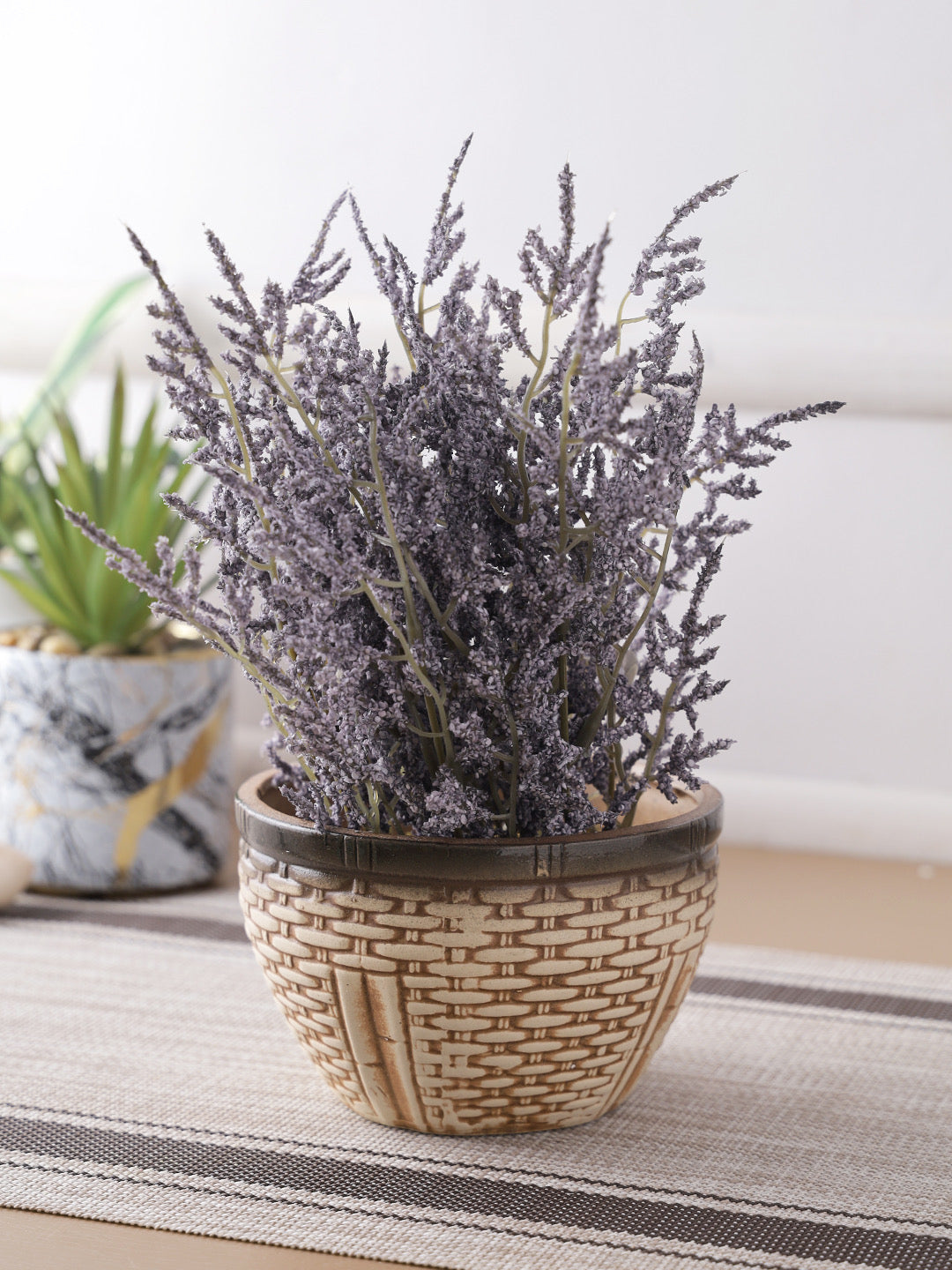Beige Ceramic Pot - Default Title (CH18313B)