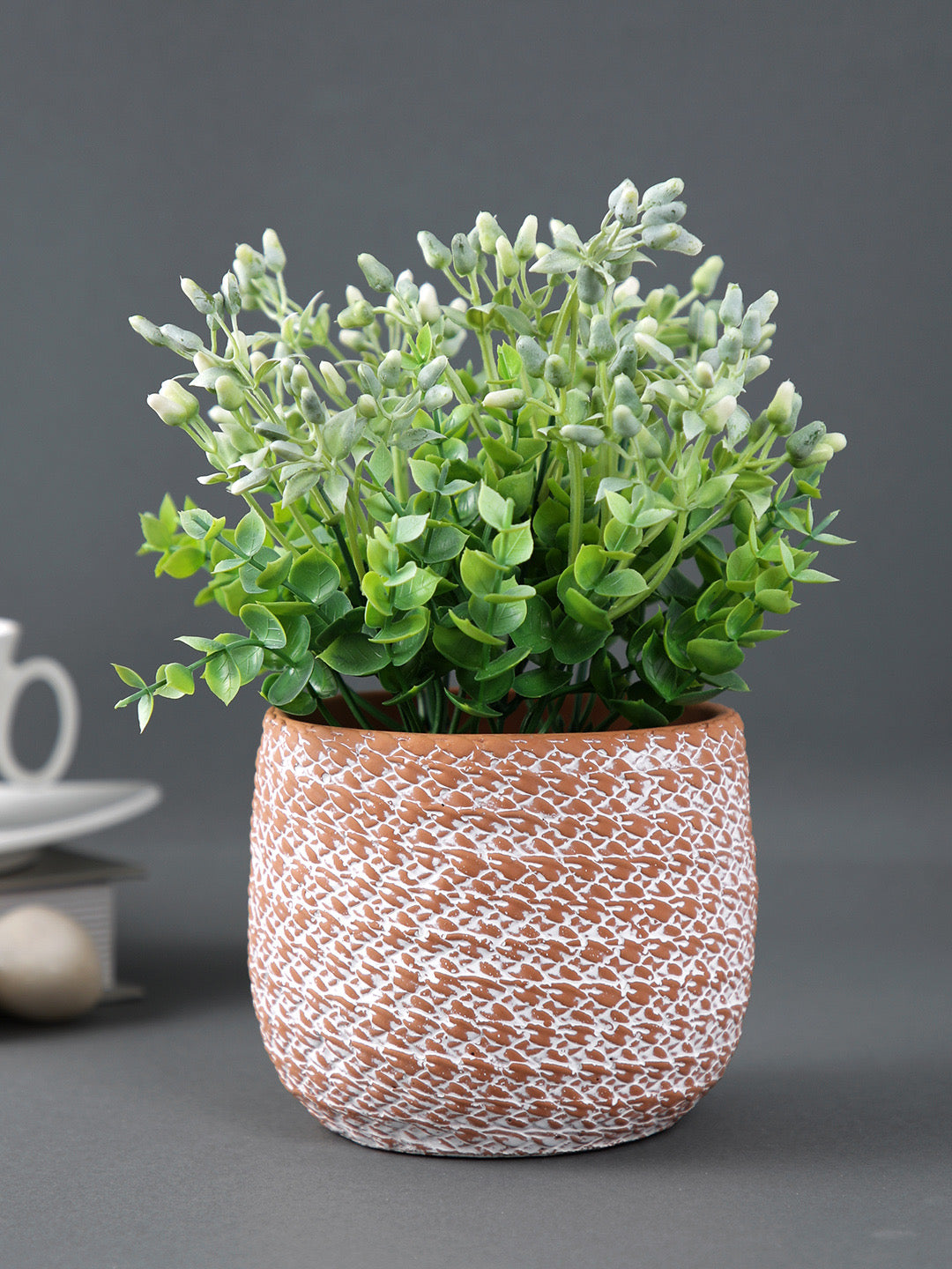 Textured Orange Small Planter - Default Title (CHC22361OR)