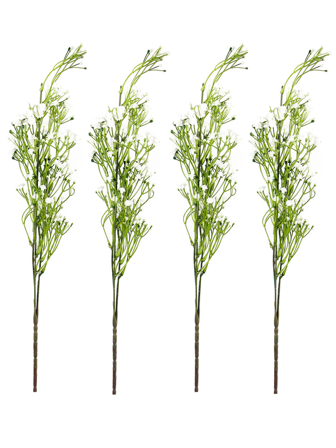 Serene White Set of Millet Flower Bunch-Set of 4 - Default Title (FL2084)