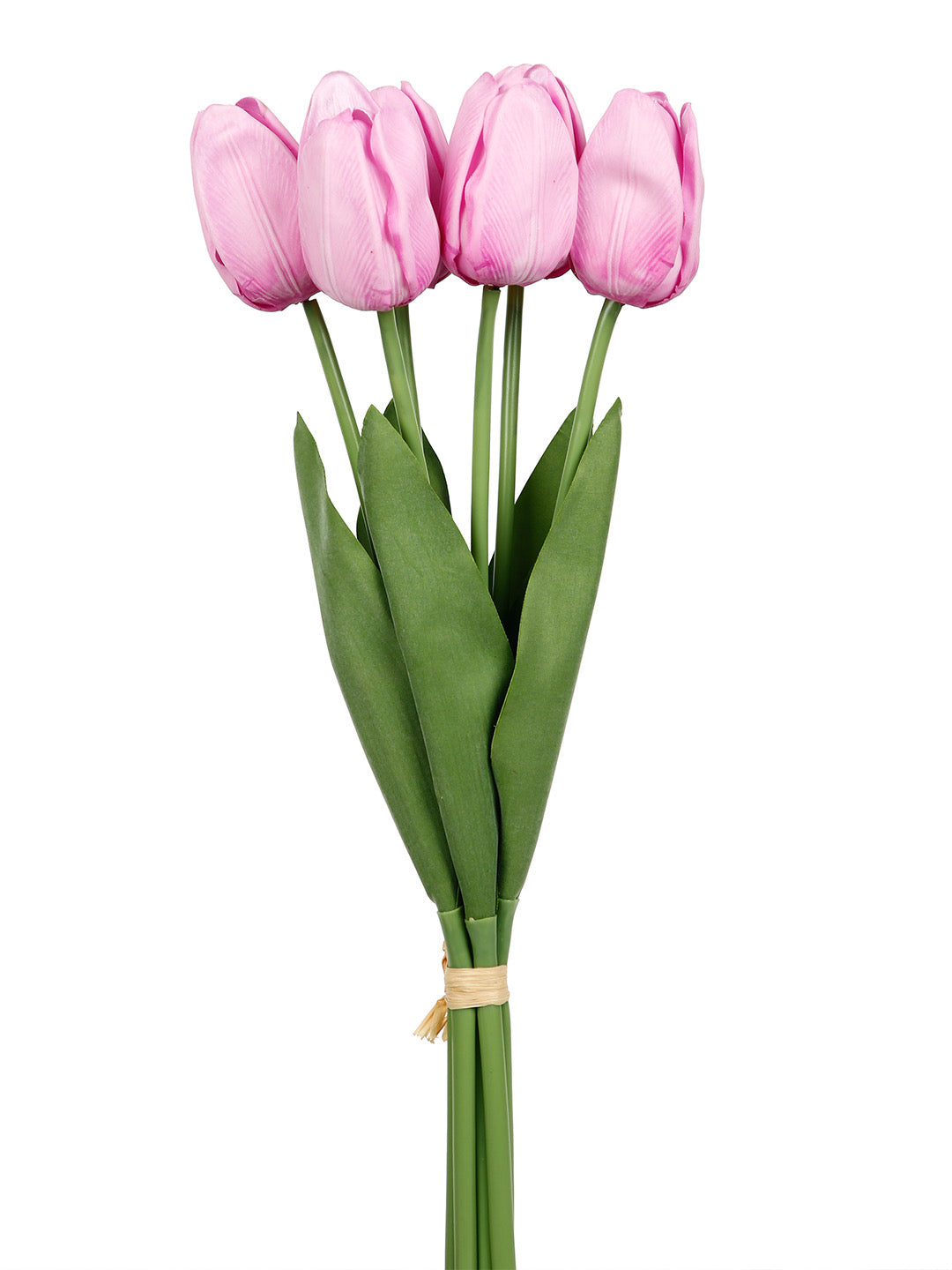 Set of 6 Realistic Charm Shaded Purple Tulip Flower stick - Default Title (FL21203PU)