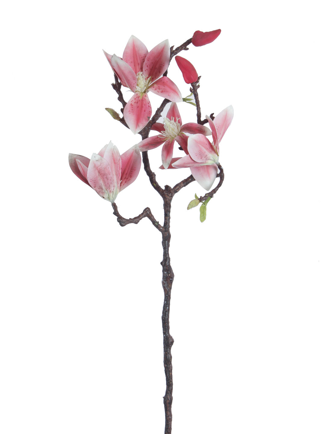 Set of 2 Classic Passion Orchid Glory Pink Artificial Flowers Stems - Default Title (FL22385PI_2)