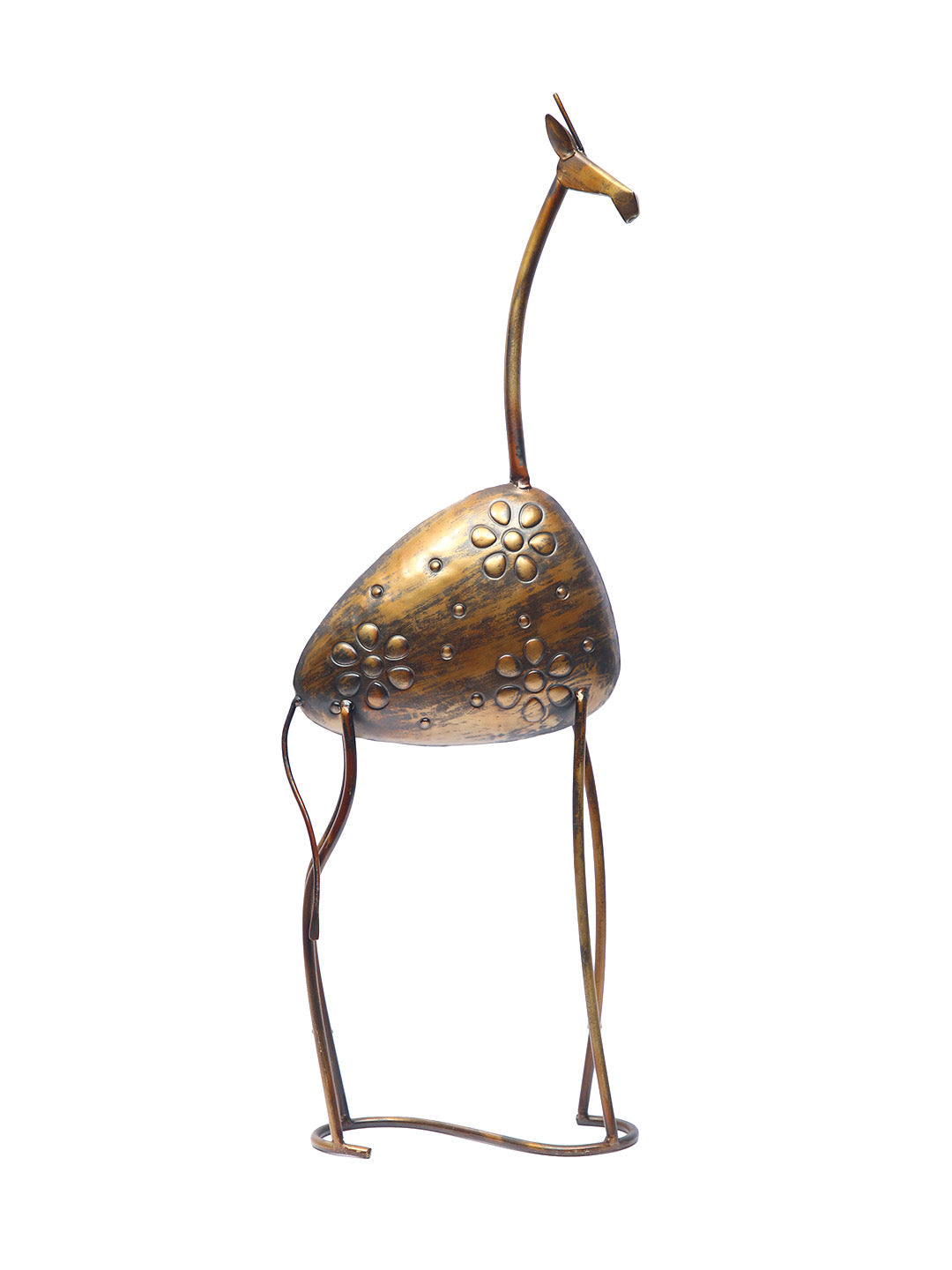 Rustic and Earthen Baby Giraffe Showpiece - Default Title (JDPVED2129)