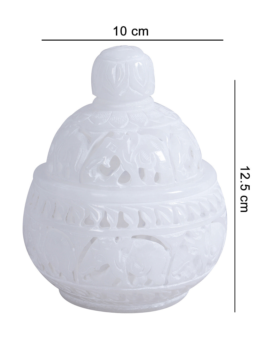 Handcrafted Marble Tealight Holder - Default Title (MARA2220)