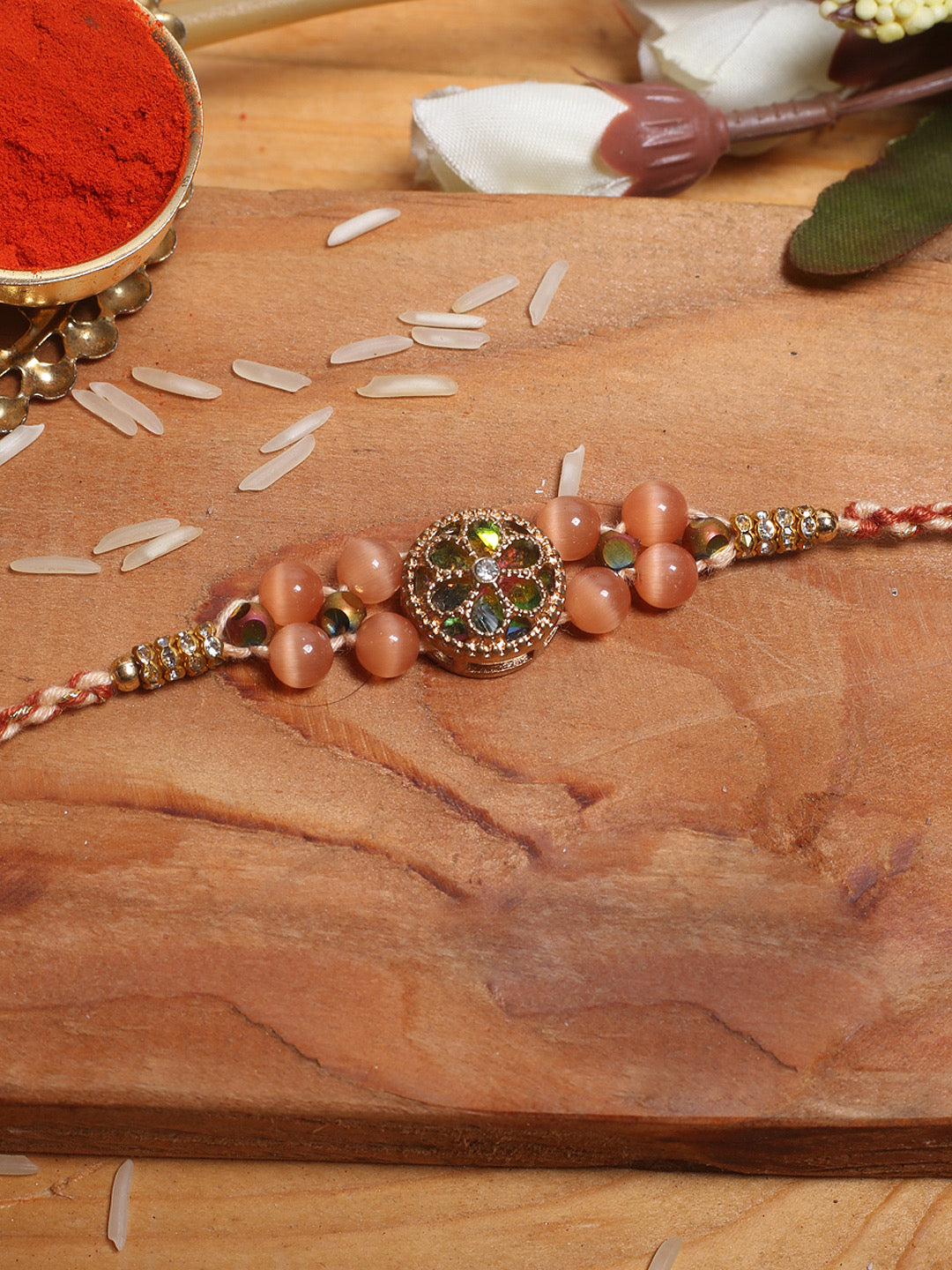 Multicolored Floral Rakhi - Default Title (PRS2167)