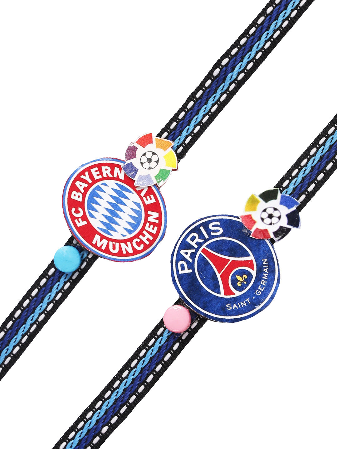 Football Club Rakhi for Kids Pack of Two - Only Rakhi (PST22617_2)