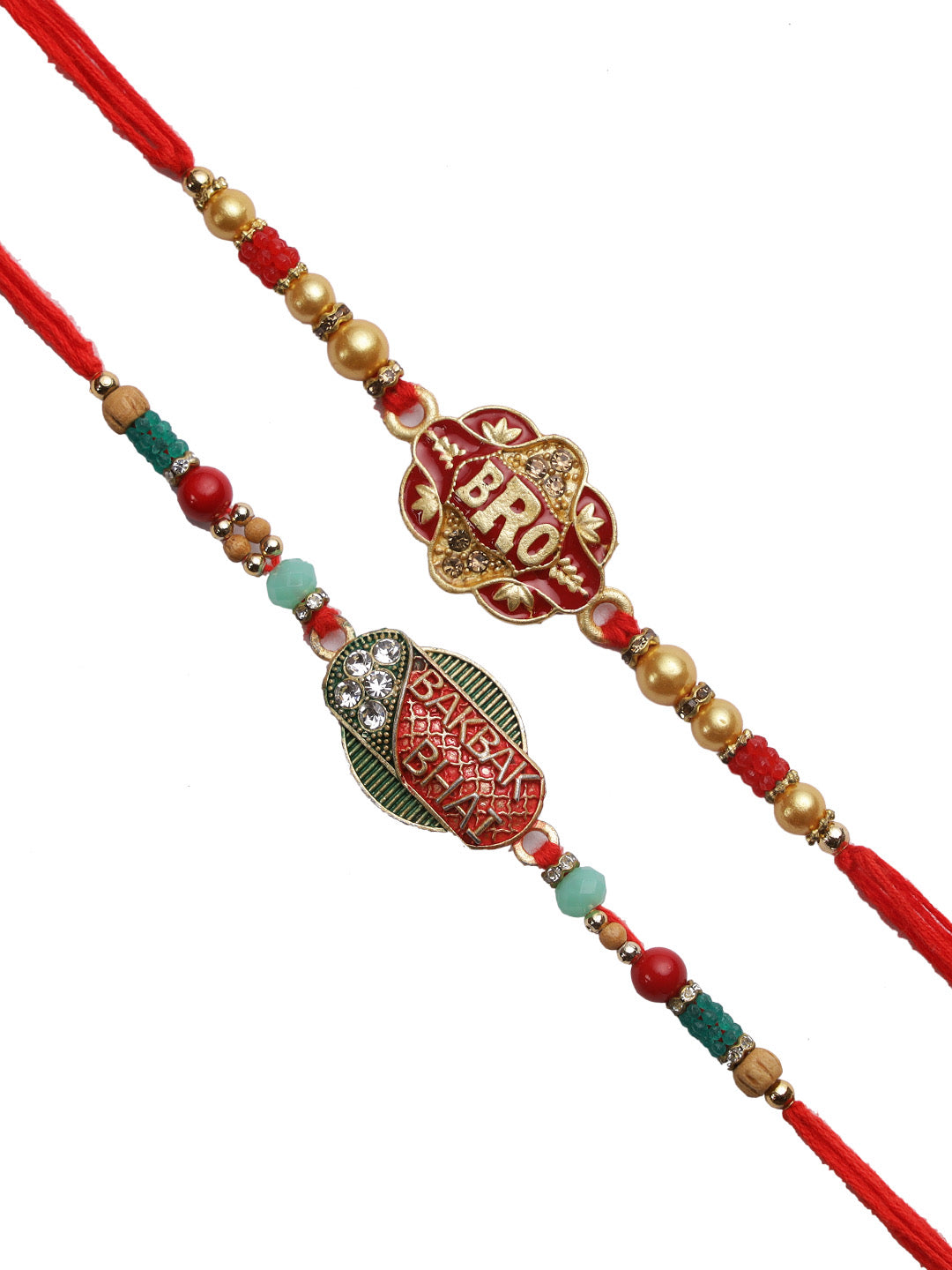 Quirky Bhai Rakhi Set of Two - Only Rakhi (PST22641_2)