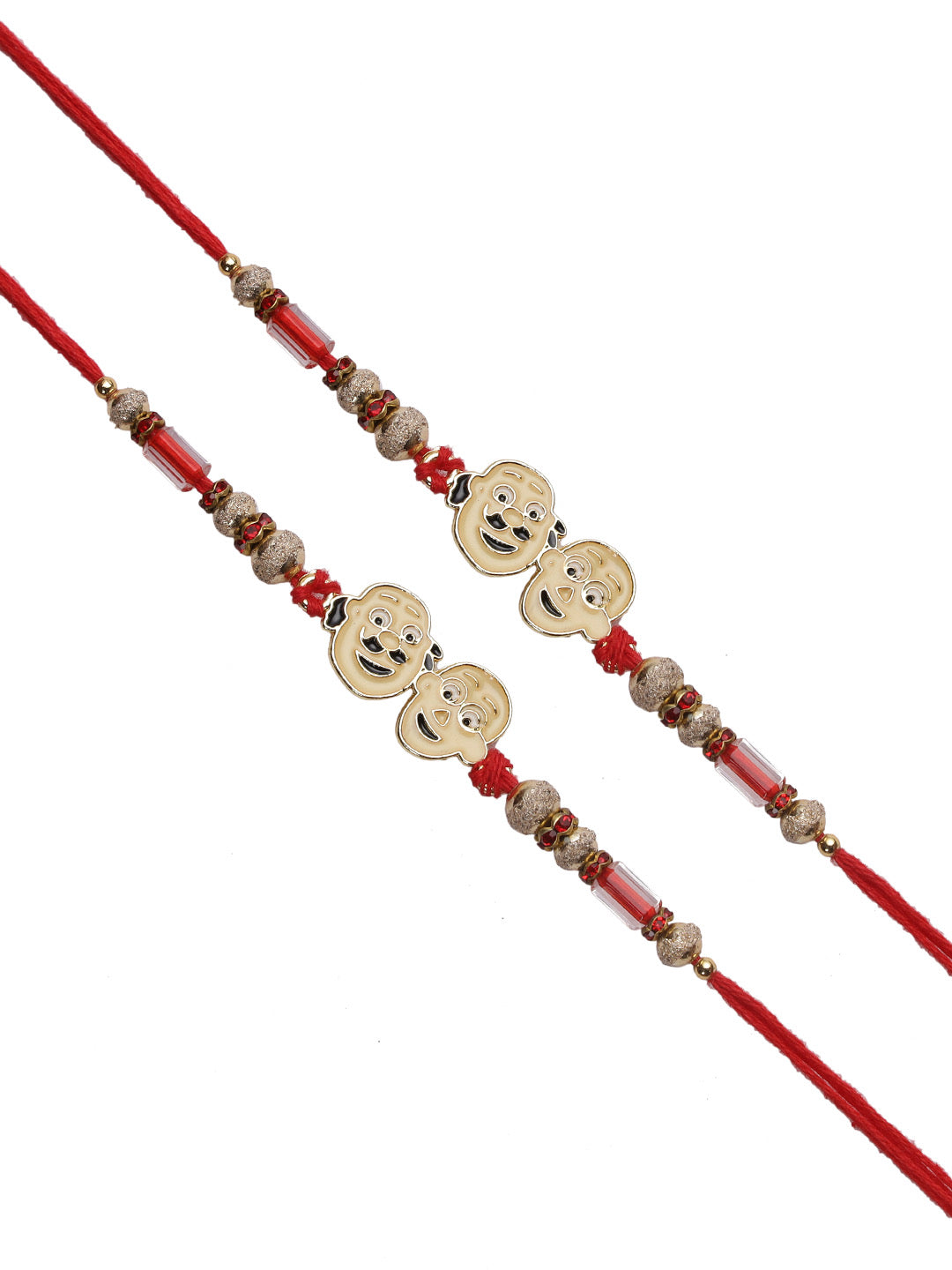 Motu Patlu Cartoon Rakhi Set of Two - Only Rakhi (PST22679_2)