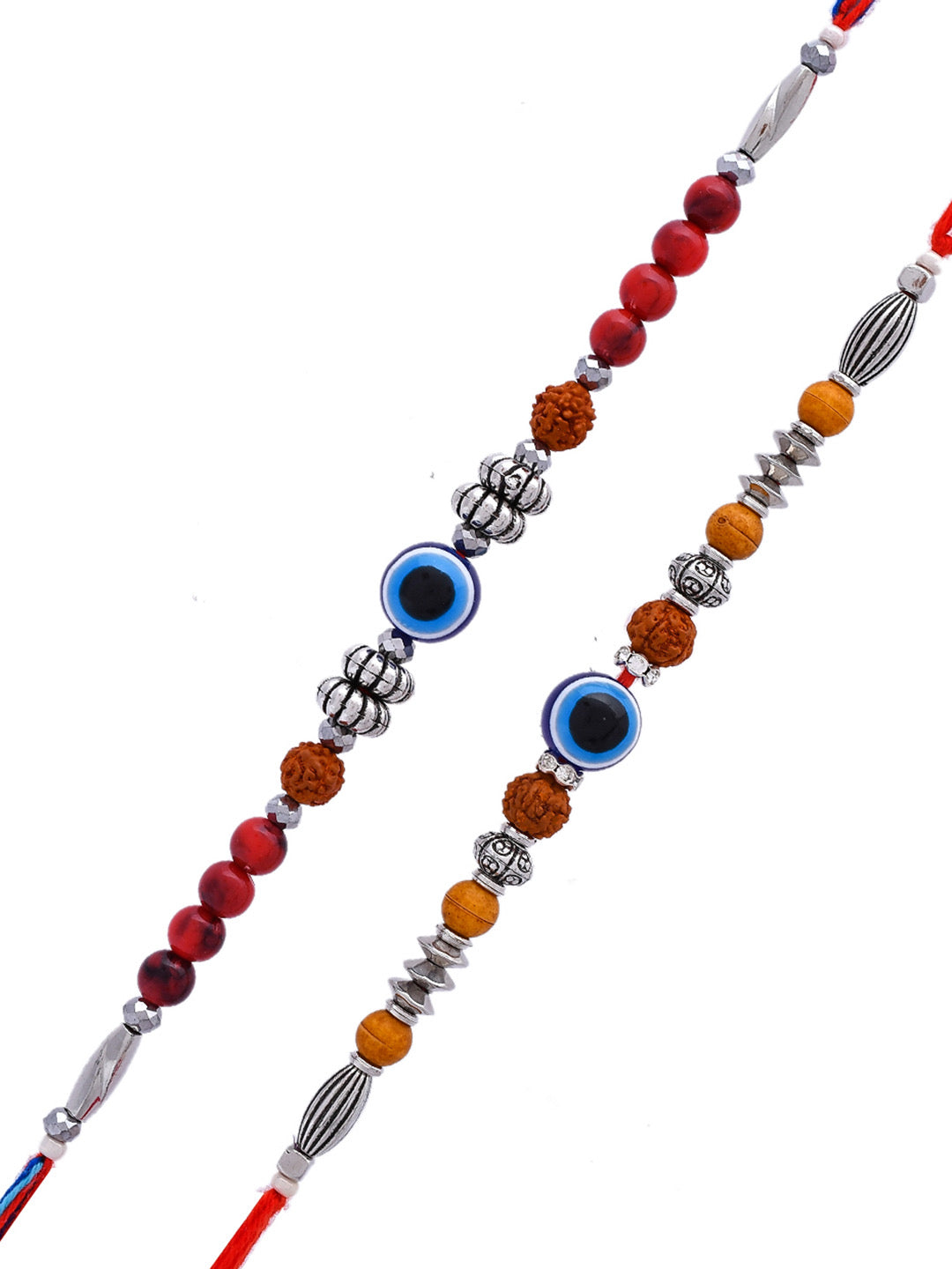 Set Of 2 Evil Eyes Rakhi - Only Rakhi (PST2332_2)