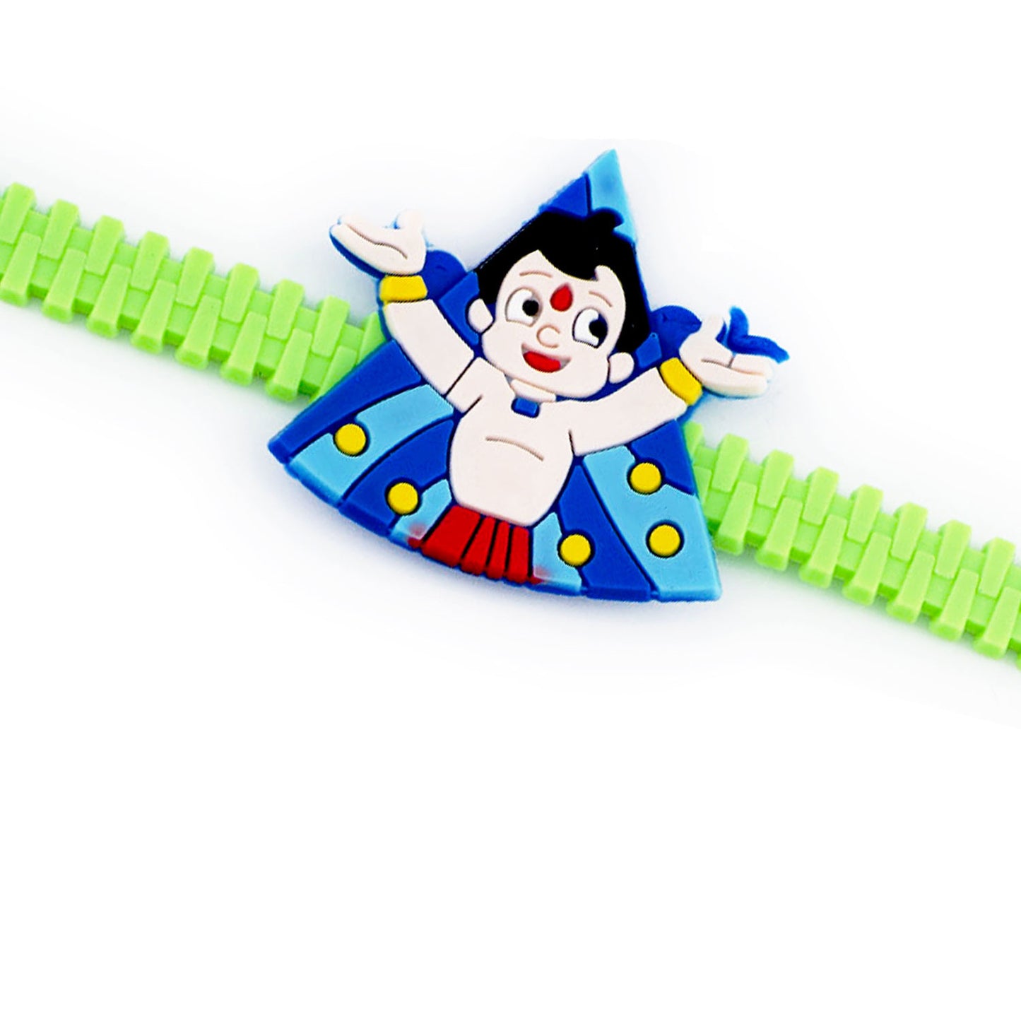 Aapno Rajasthan Chhota Bheem Motif Kids Rakhi - Default Title (RK17879)