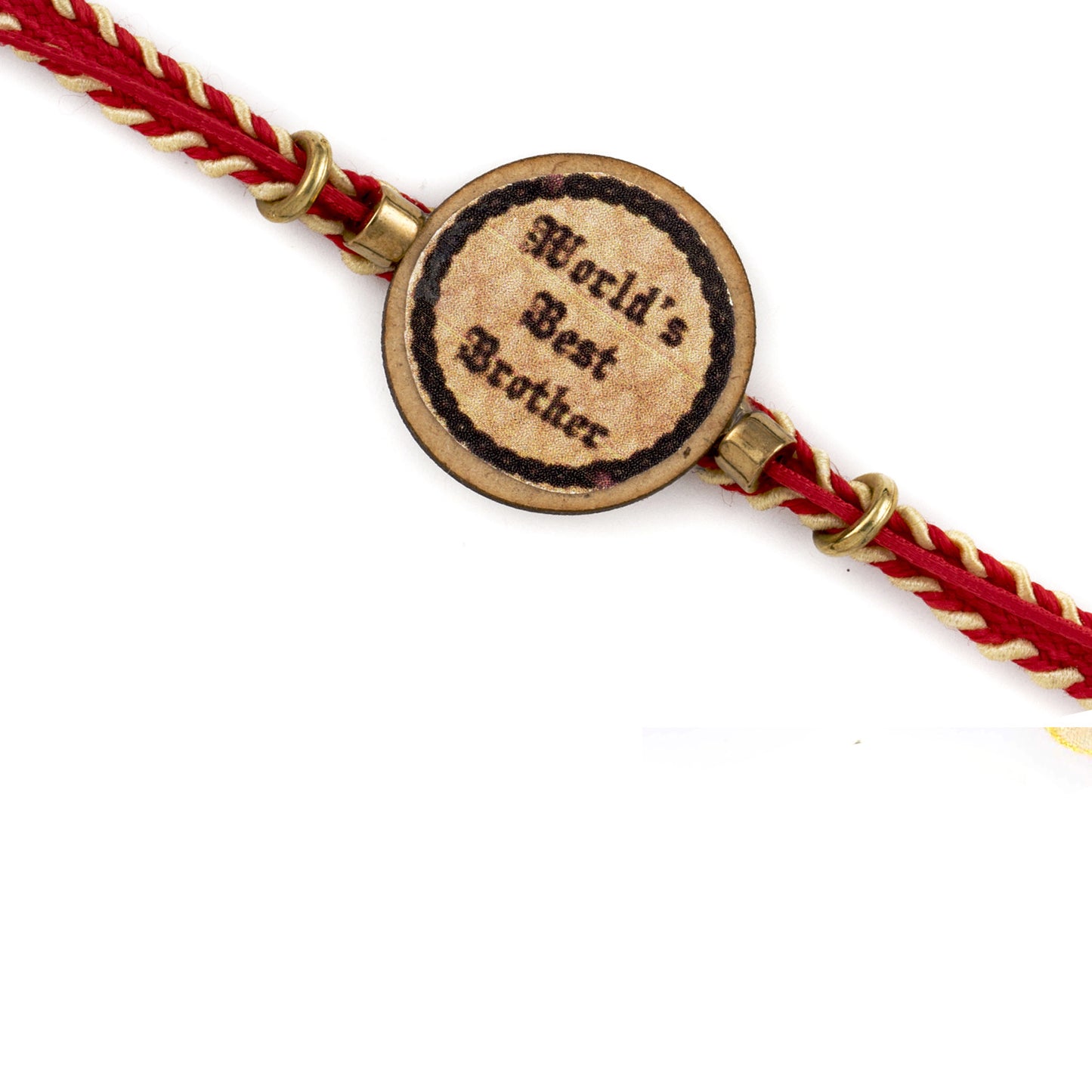 Aapno Rajasthan "World's Best Brother" Sweet Kids Rakhi - Default Title (RK18142)