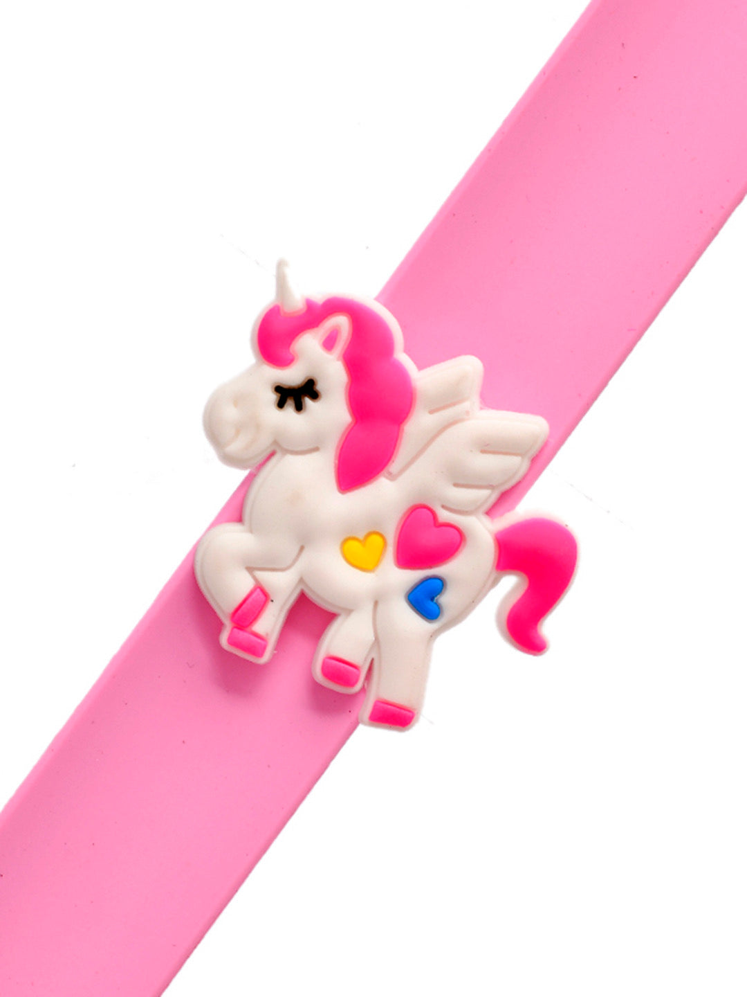 Magical Unicorn Kids Magnetic Wrist Band Rakhi - Only Rakhi (RK2321)