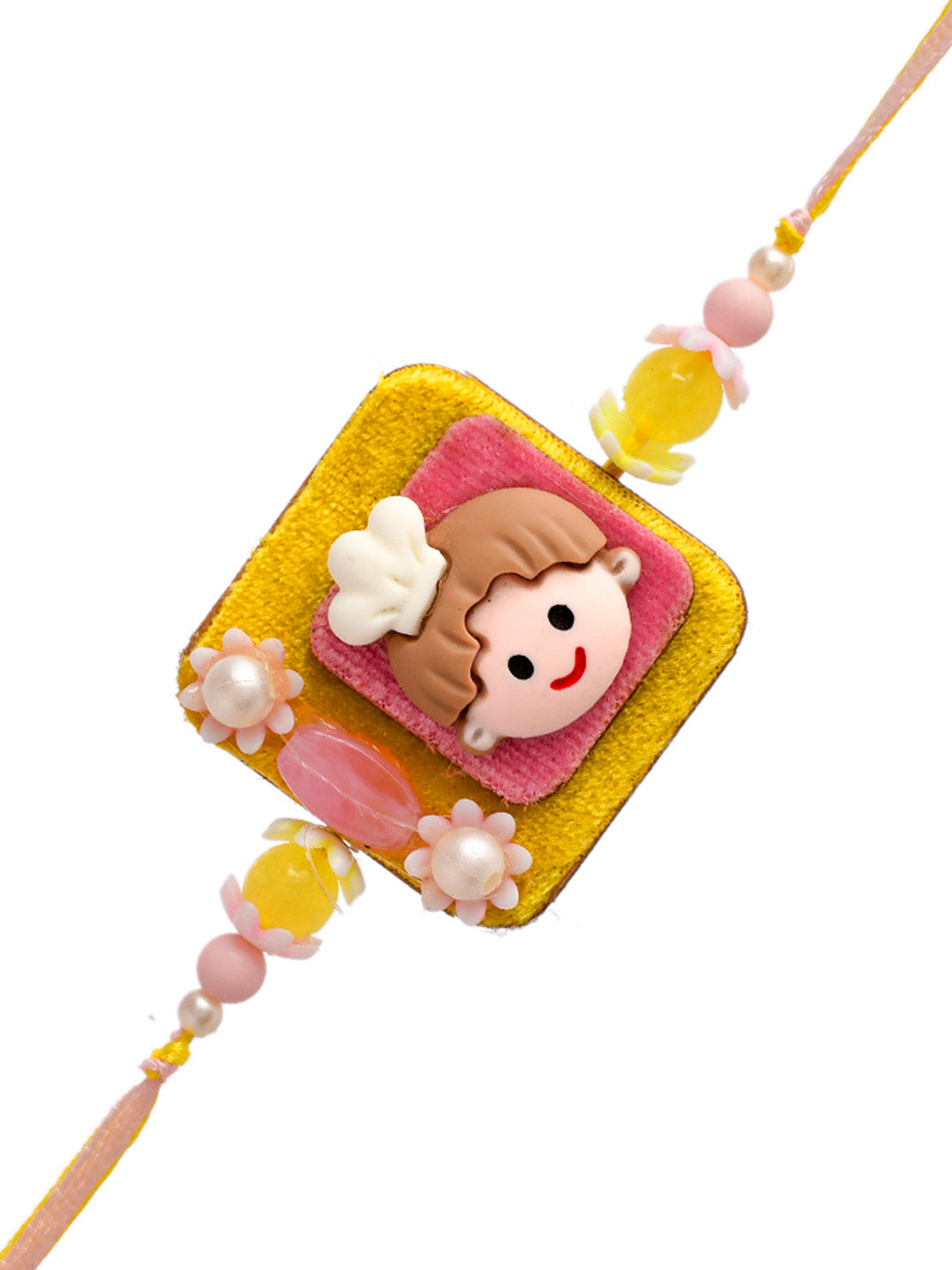 Pearls & Flower Crafted Chef Kids Rakhi - Only Rakhi (RK2323)