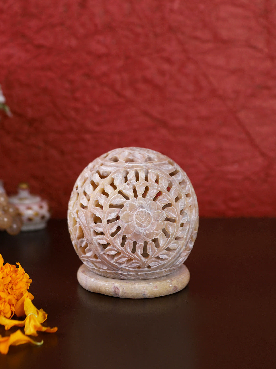 Stone Tealight Holder - Default Title (SA2212A)