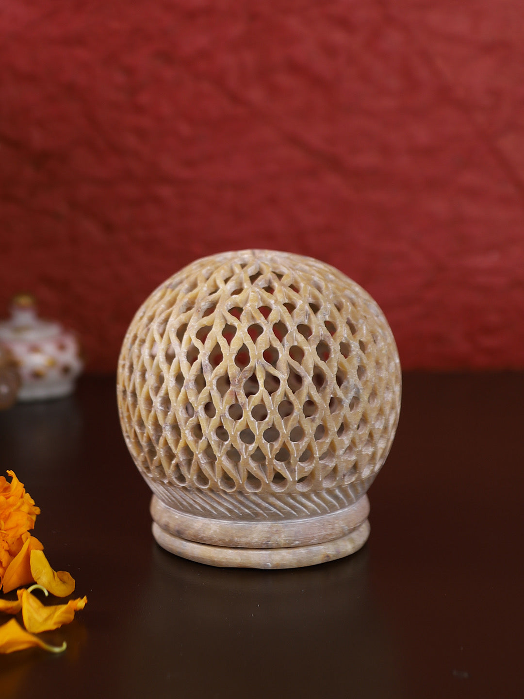 Jaal Pattern Tealight/Candle Holder - Default Title (SA2216A)