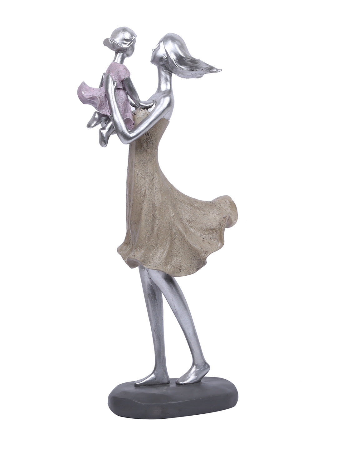 Merry Lady And kid Statue - Default Title (SHOW19377)