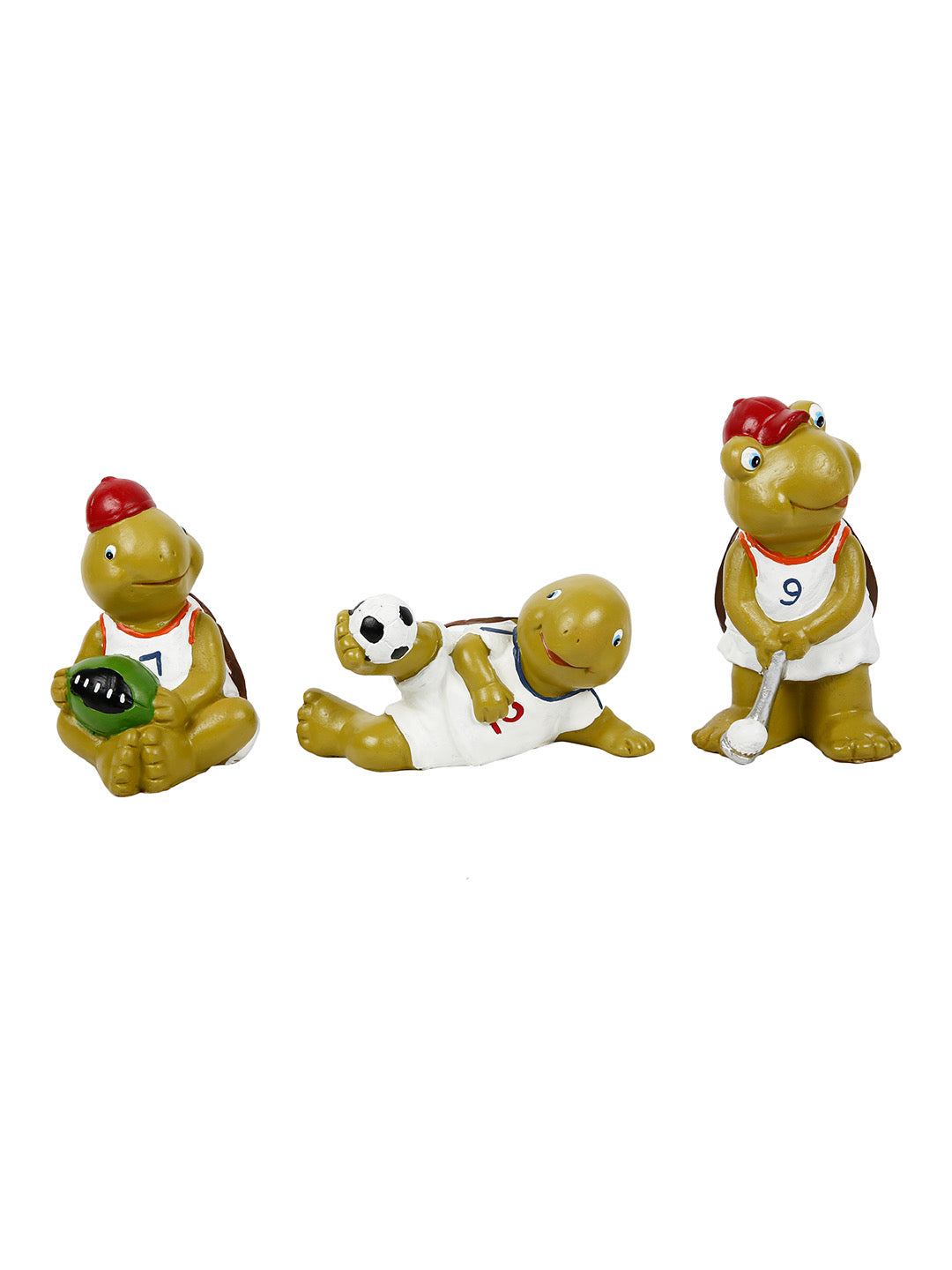 Set of three colourful sports turtles - Default Title (SHOW22183_3)