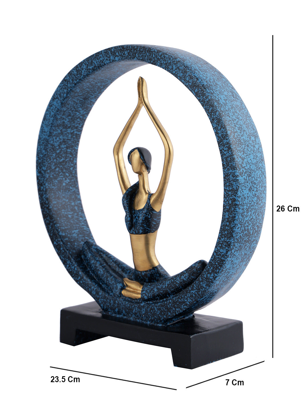 Resin Yoga Lady Figurine - Default Title (SHOW22254)