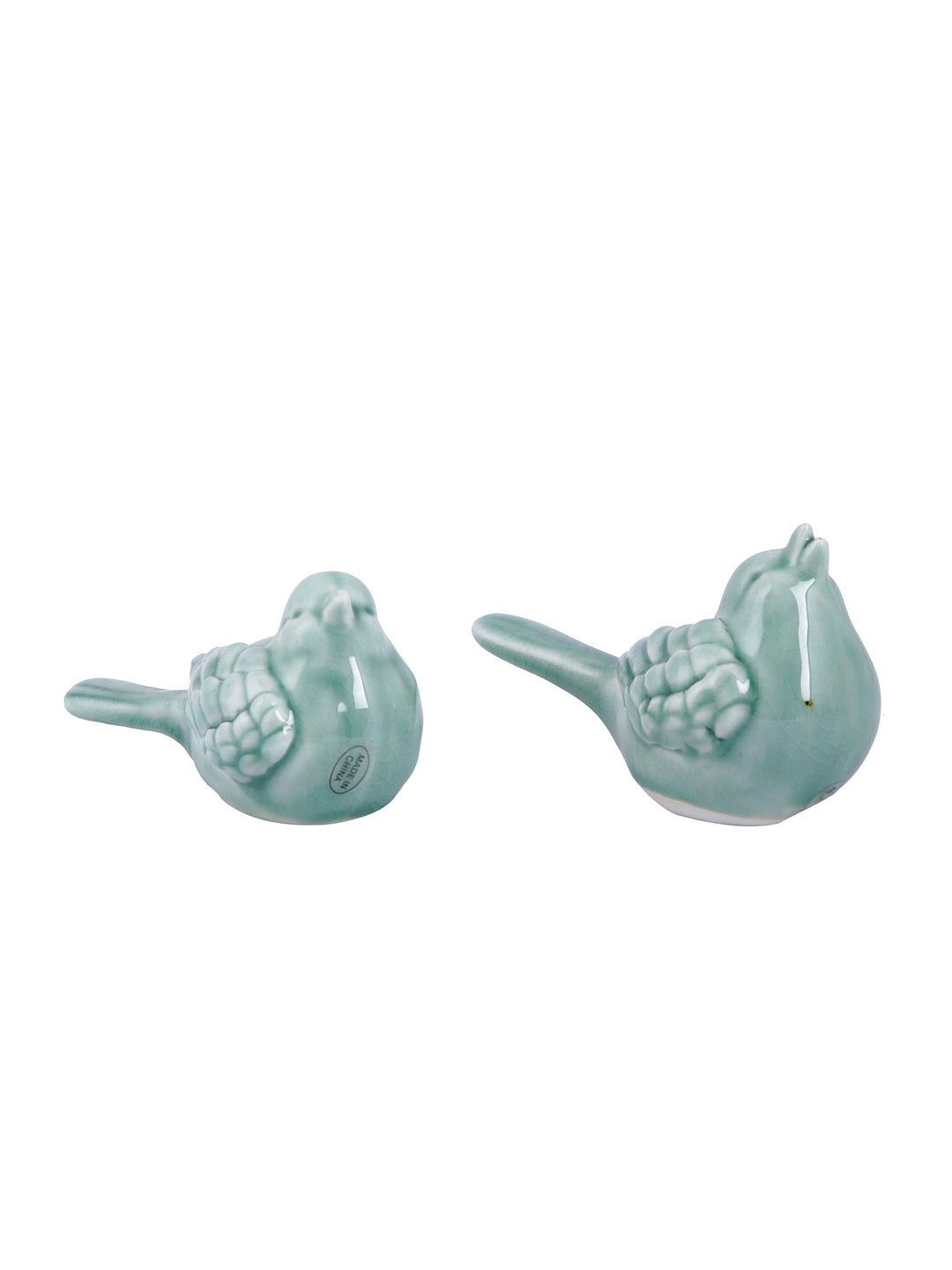 Set of 2 Ceramic Bird Figurine - Default Title (SHOWC22081_2)
