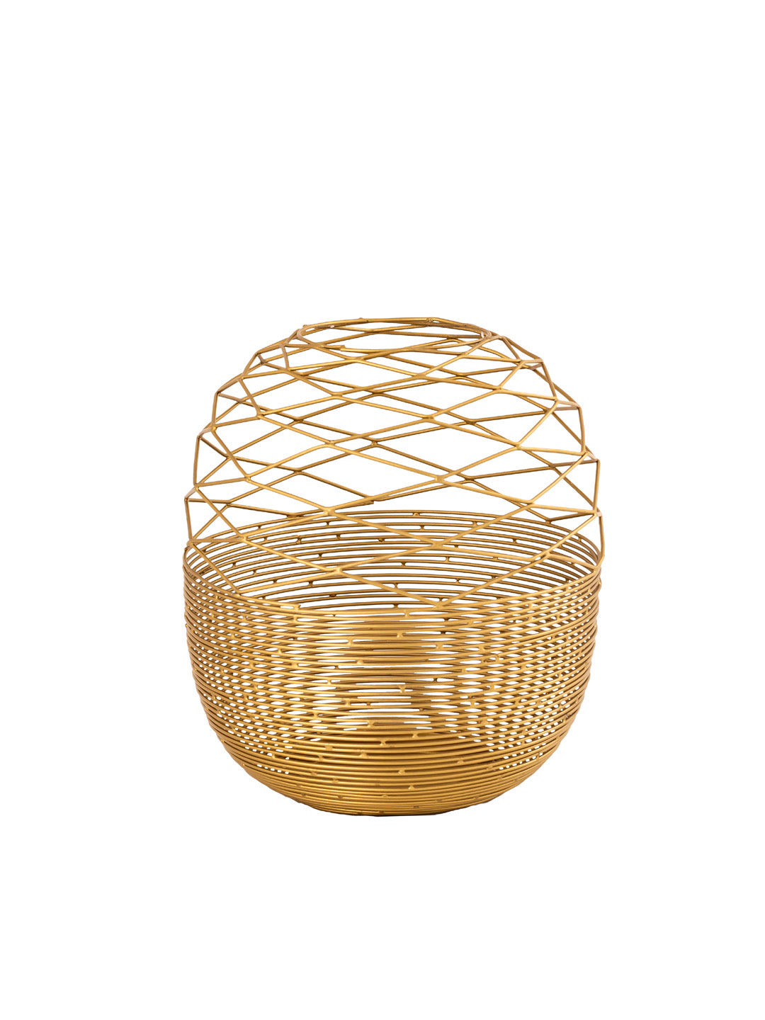 Handcrafted Golden Iron Wire Tea Light Holder - Default Title (TLTM2012)