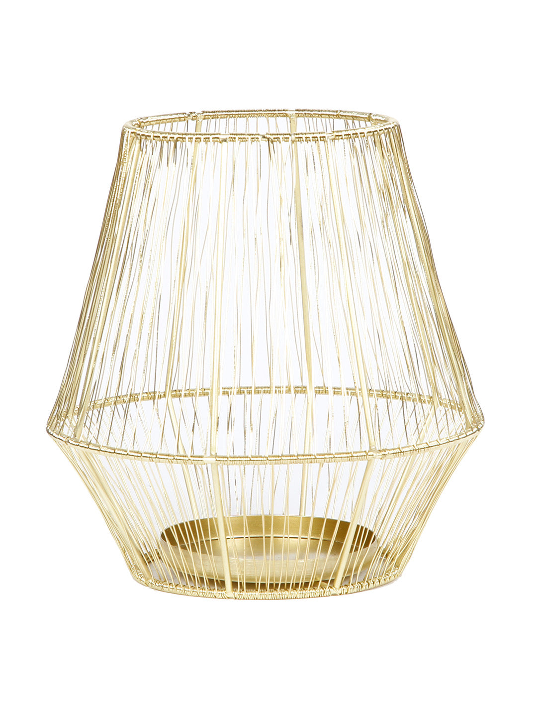 Metal Gold Candle Holder - Default Title (TLTM2106)