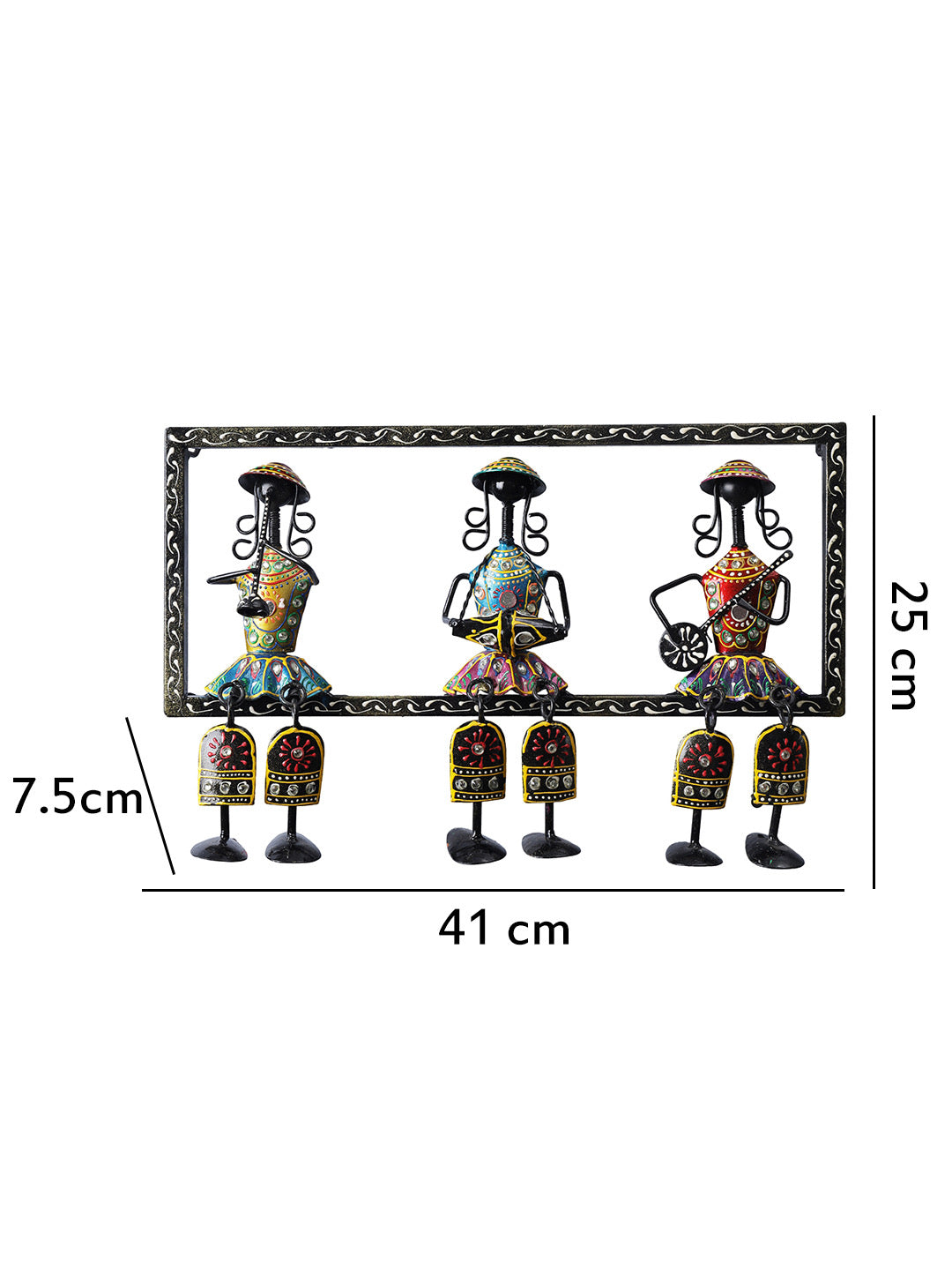 Tribal three Musicians Wall Hanging - Default Title (WDMJ2111)